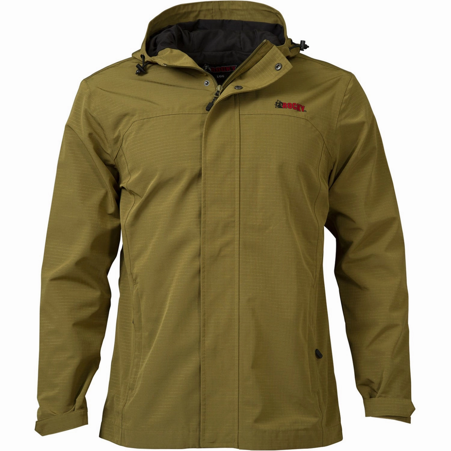 Smooth Zipper Glides Casual Comfy Layer Rocky Mens Worksmart Chore Dark Olive 100% Cotton Coat