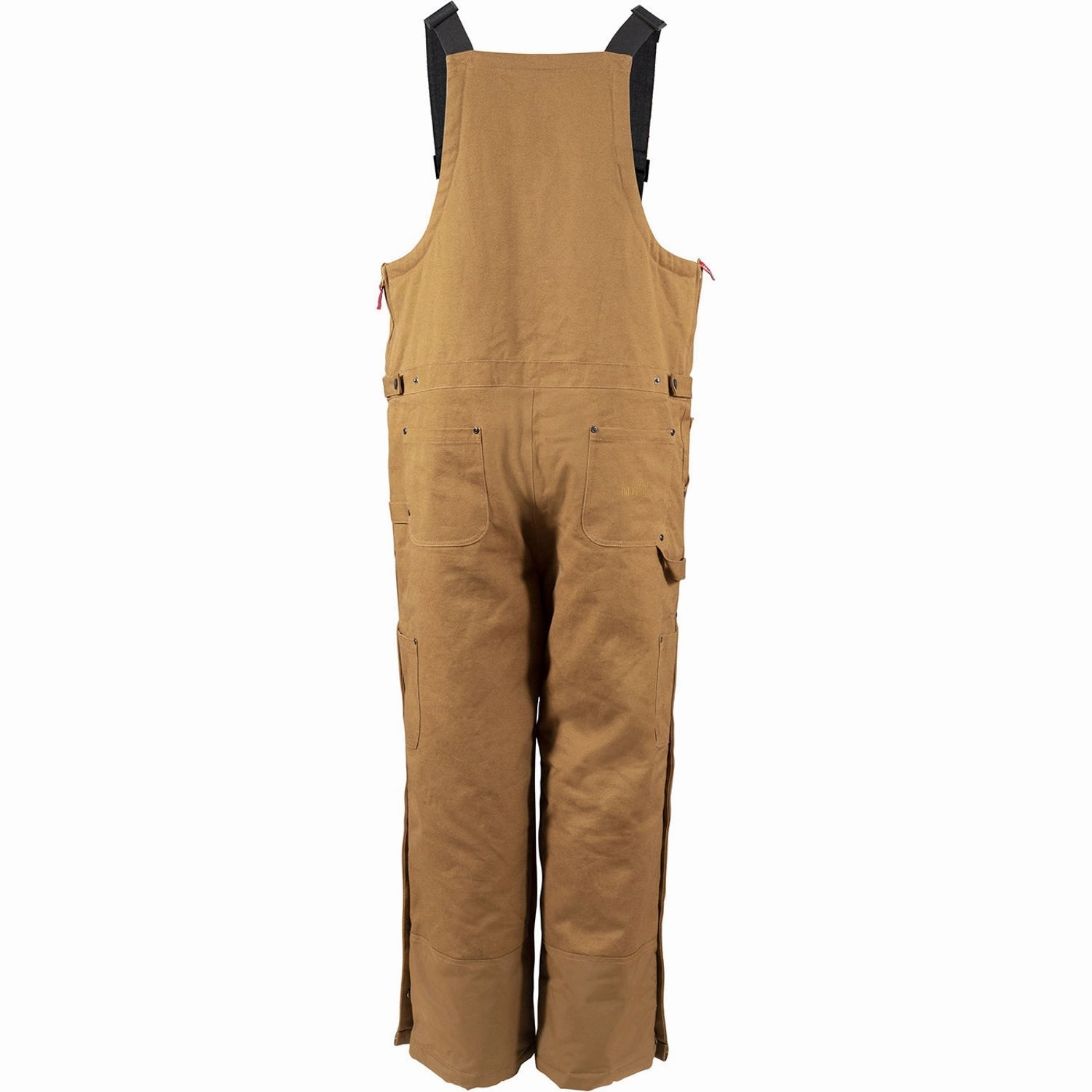Rocky Mens Worksmart Insulated 90G Tan Cotton Bib Overall Quilted Interior