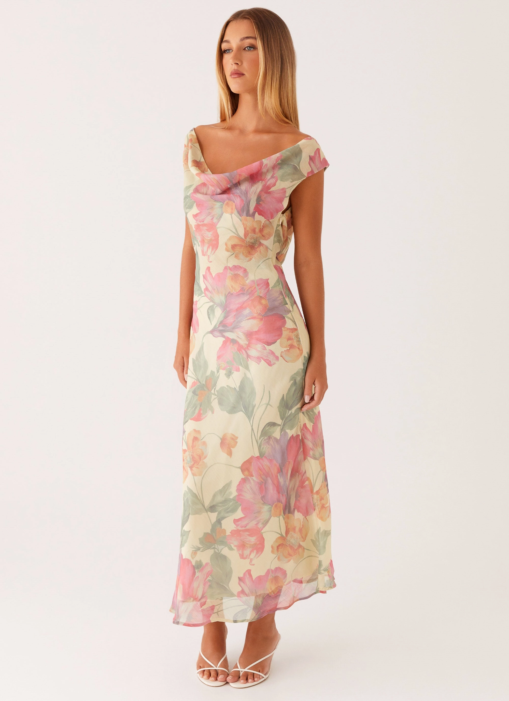 Refined Stitch Role Model Maxi Dress - Yellow Peony