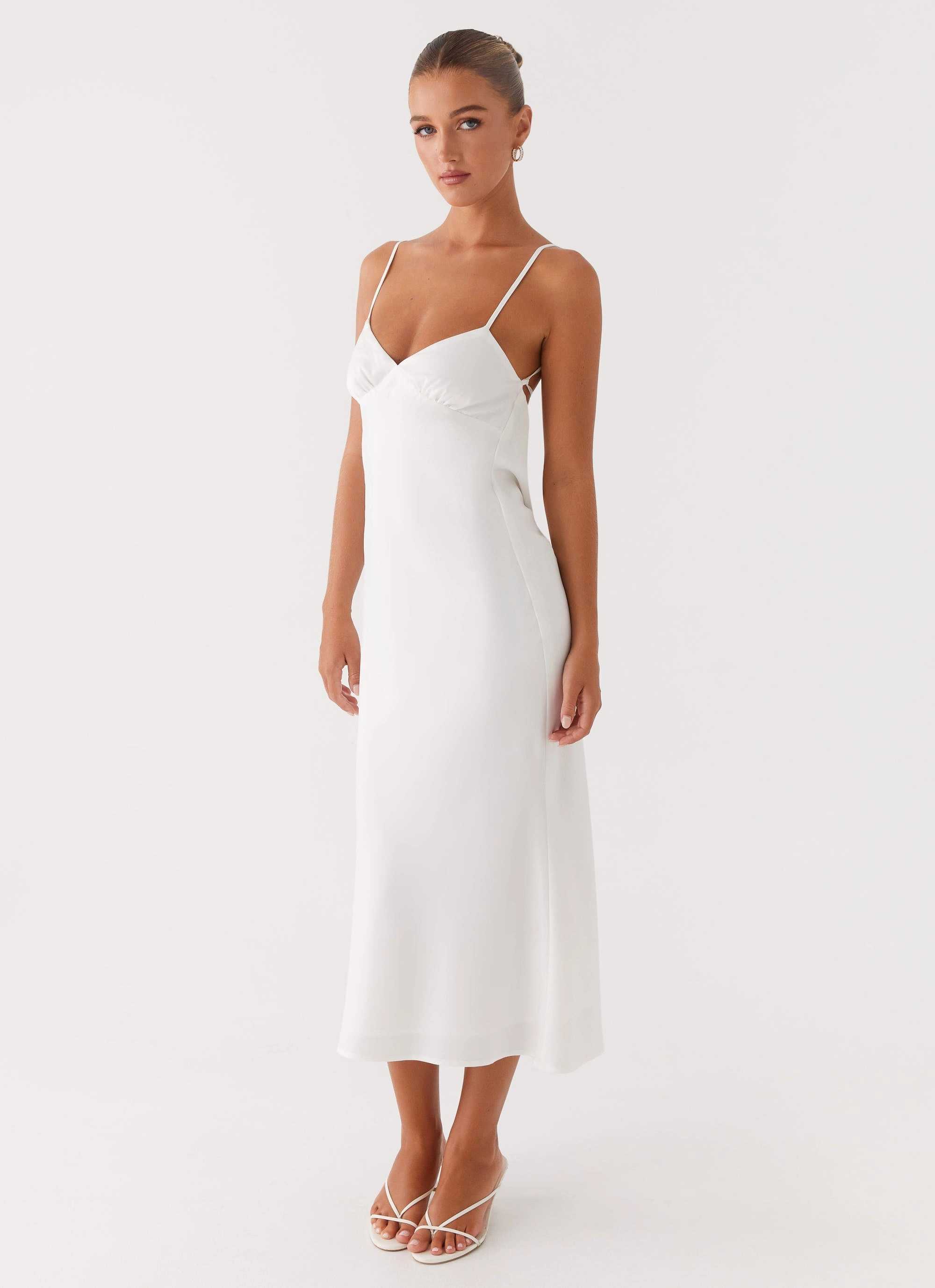 Relax Appeal Reversible-Style Bentley Midi Dress - White