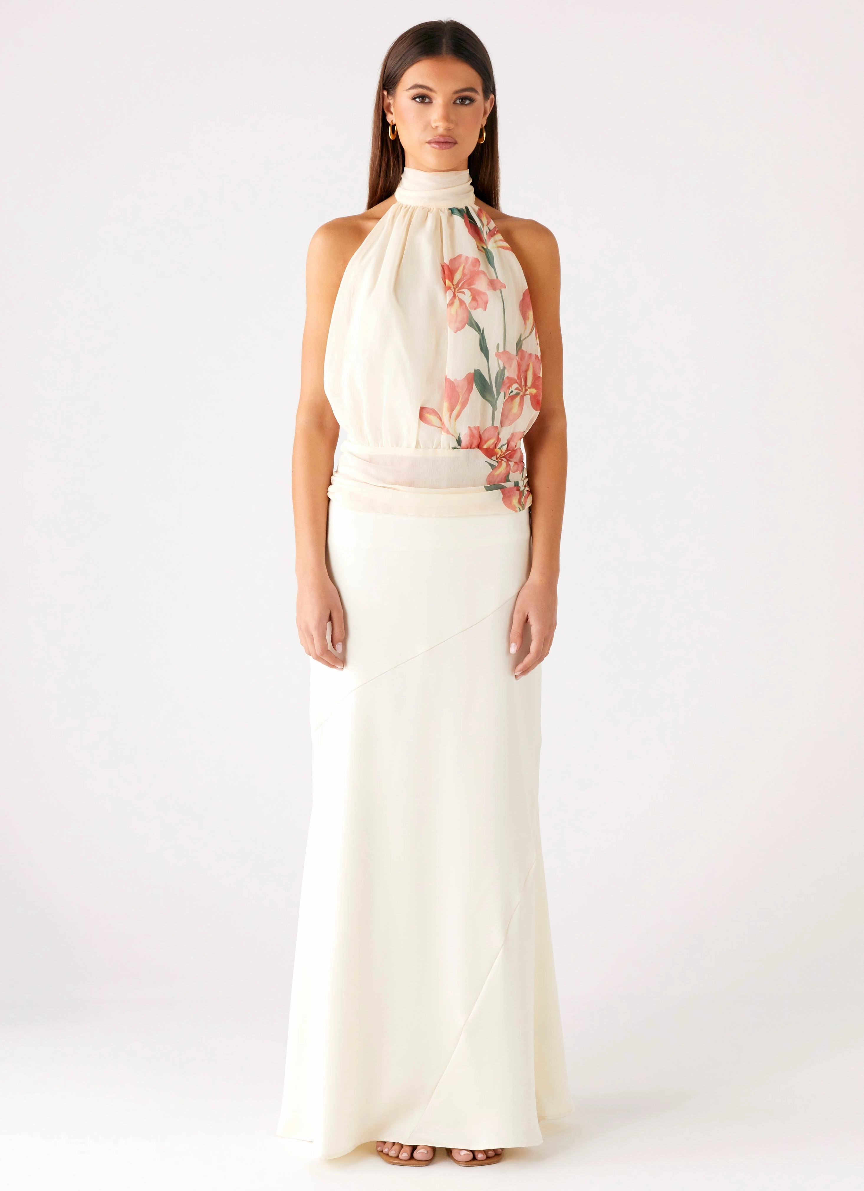 Romelia Halter Top - Siena Floral EthicallySourced