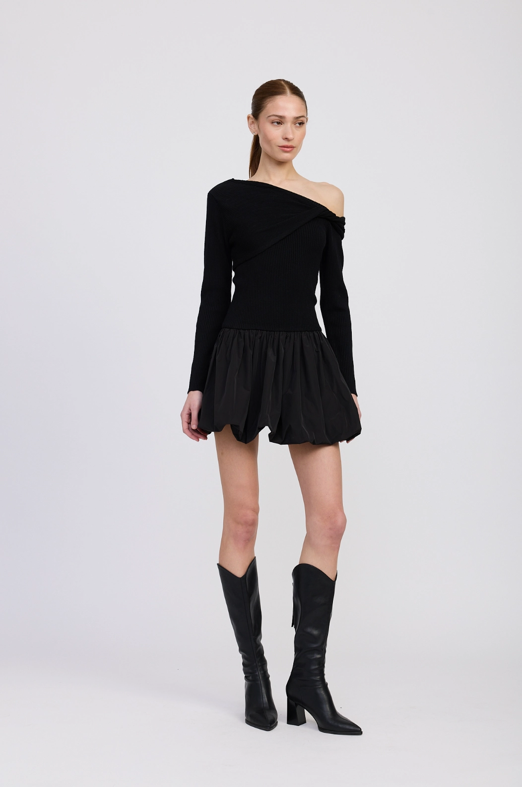 Romilla Mini Dress Removable-Straps Classic Look