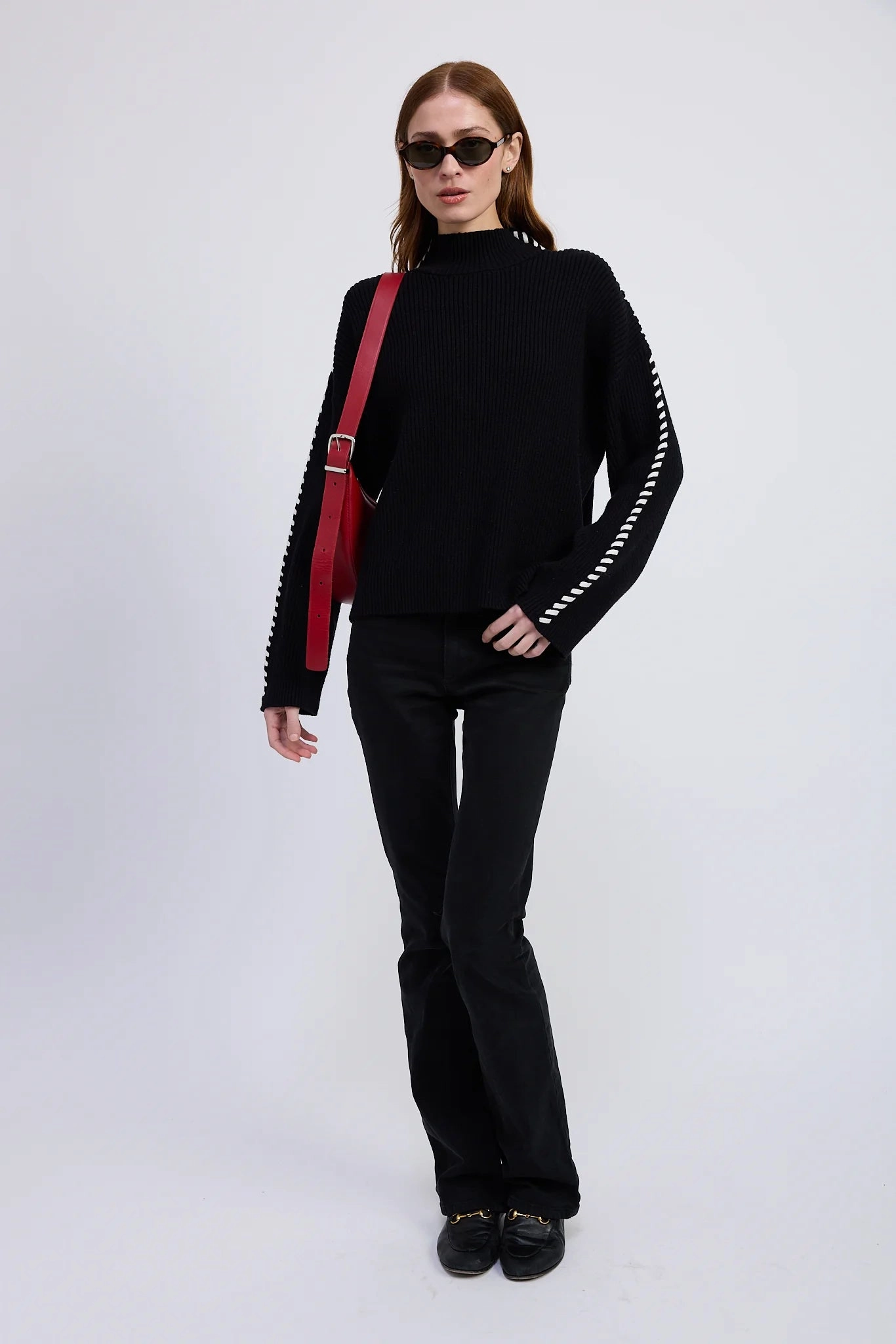 Knitted Layering Layered Style Wear Romilla Sweater
