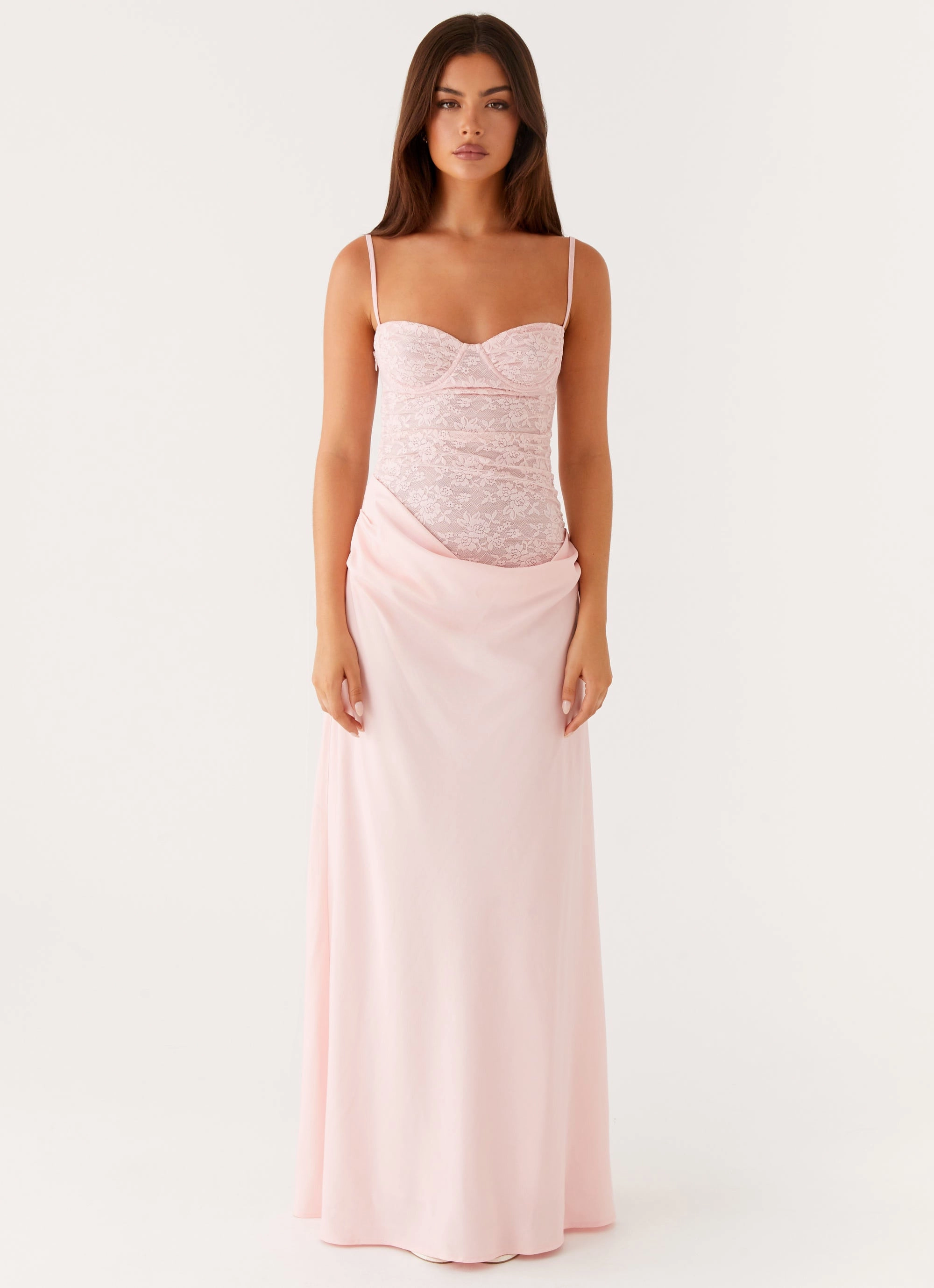 Fresh Color Fashionable appearance Romy Maxi Dress - Pink