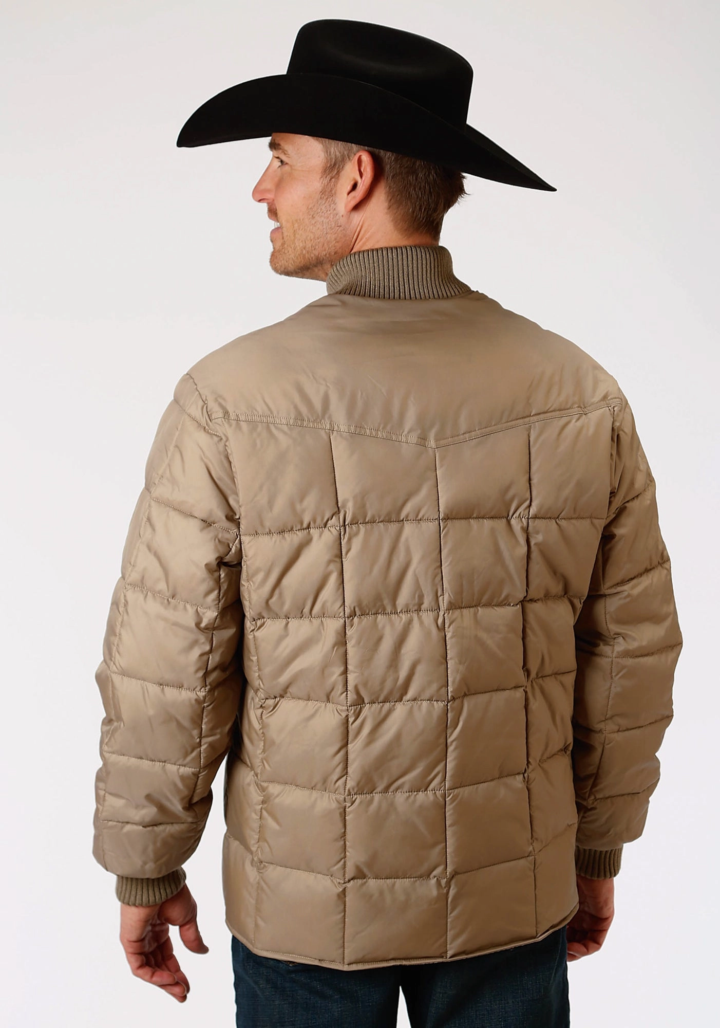 Thick Fabric TearResistantFabric Roper Rangegear Mens Khaki Polyester Insulated Jacket