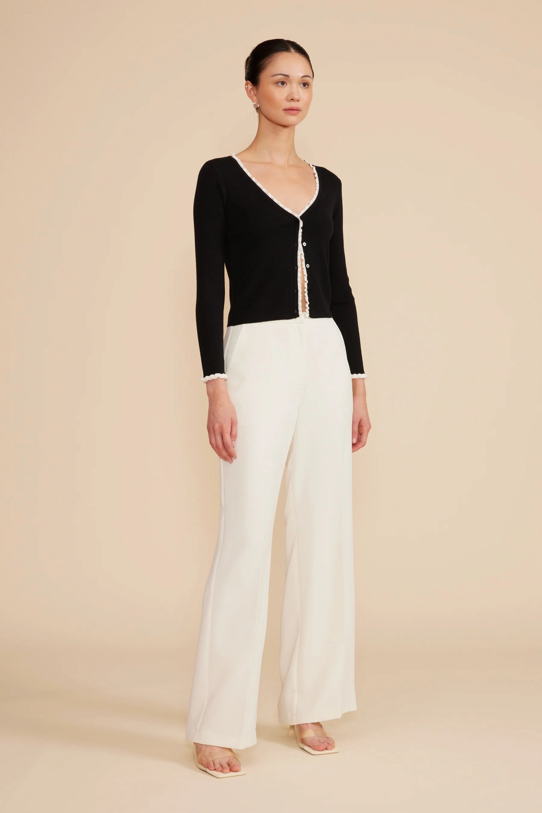 EthicallySourcedMaterial Roshe Mini Cardigan - Black