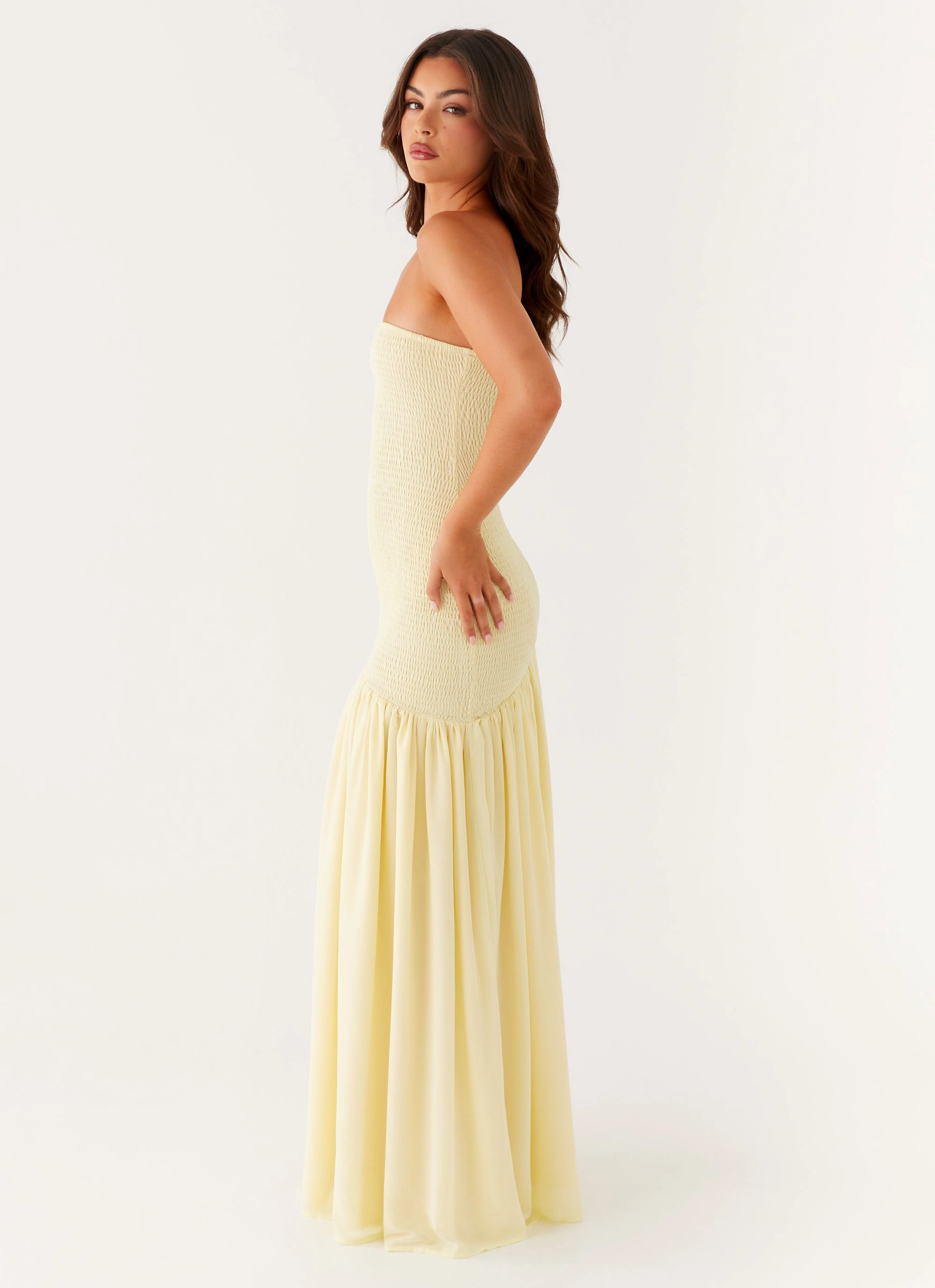 Royce Maxi Dress - Yellow Timeless Vibe