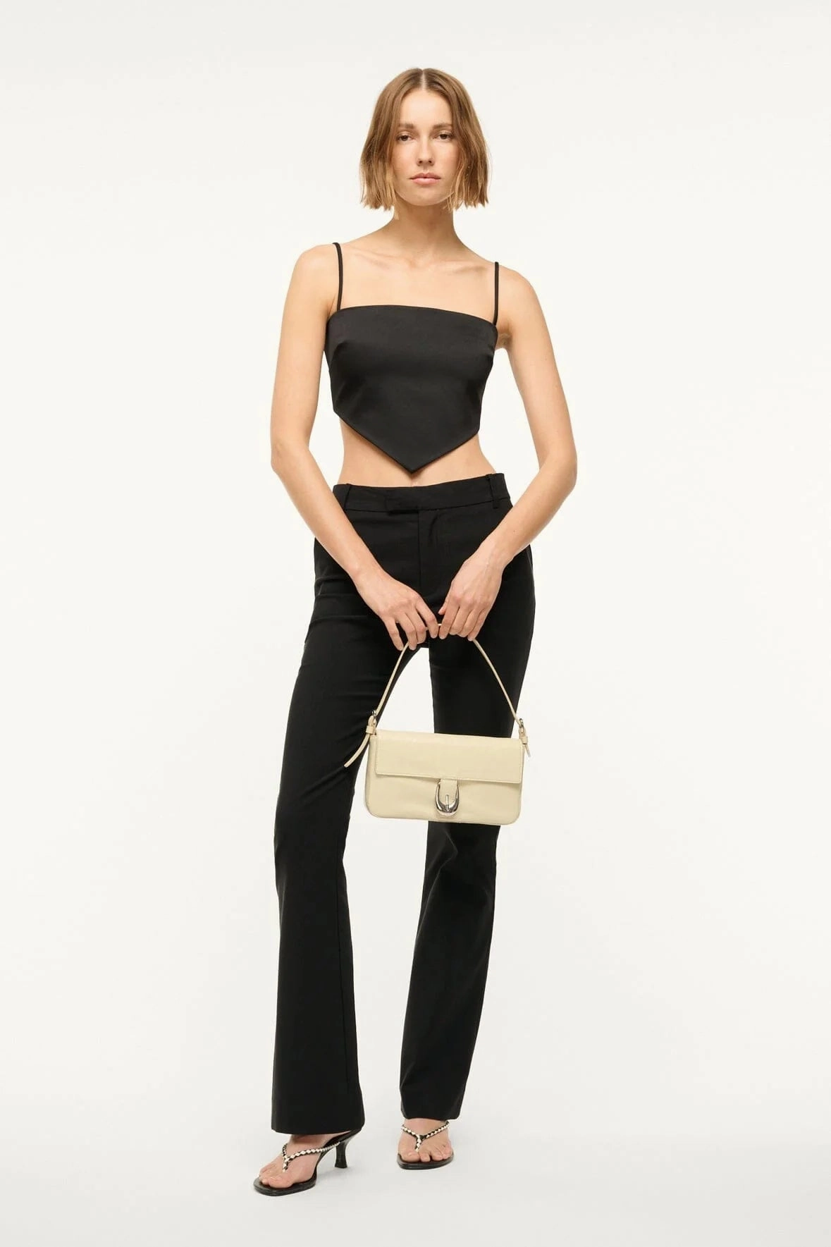 Rue Top in Black Athletic Look