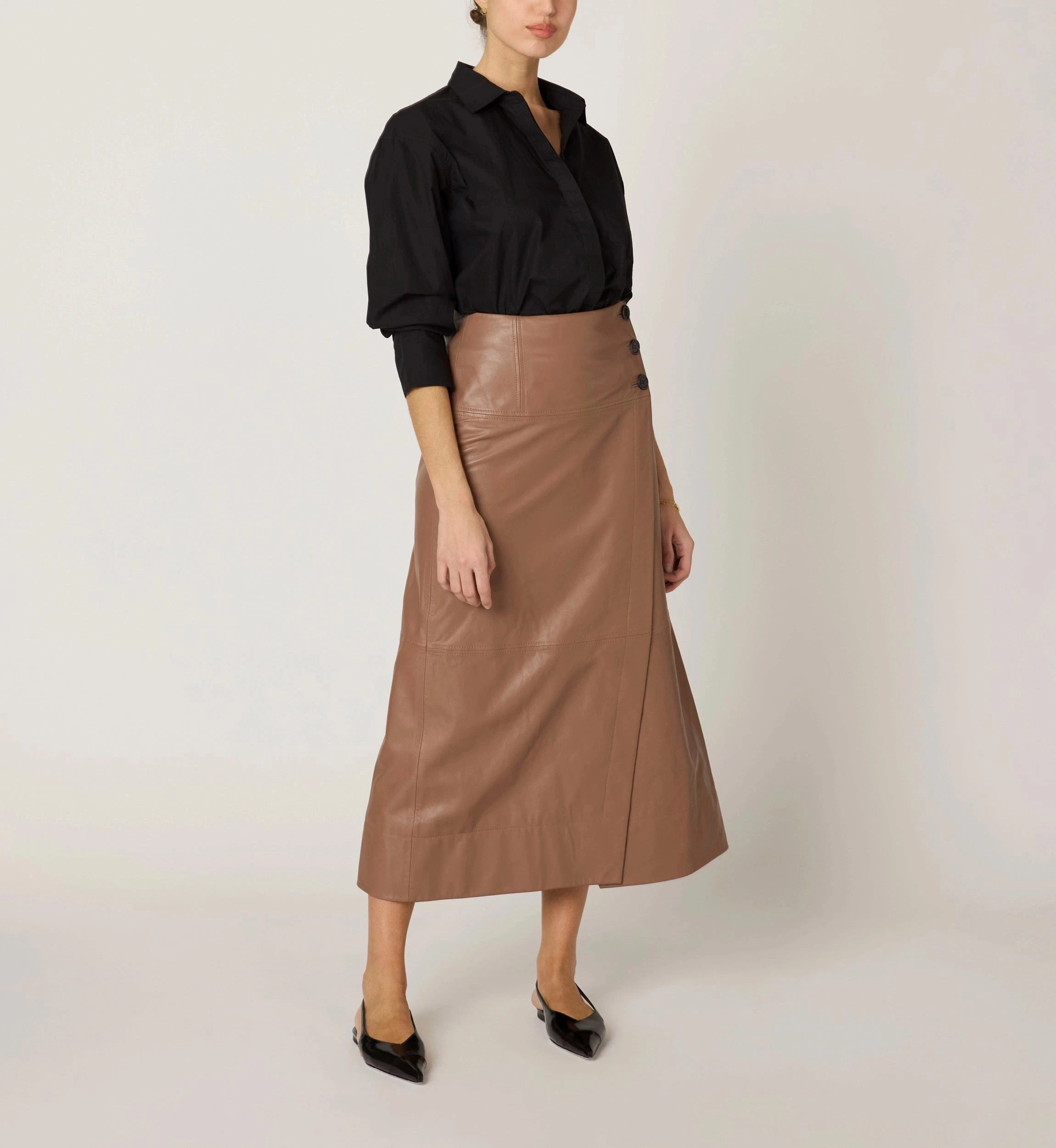 Livia Midi Skirt | Woodrose Odor Neutralizing Technology