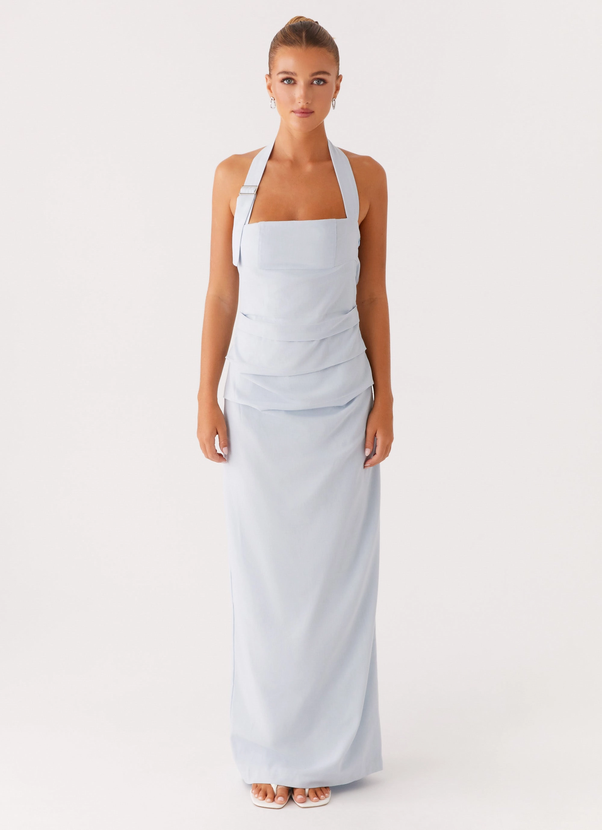 Rumour Has it Maxi Dress - Blue Refined Style