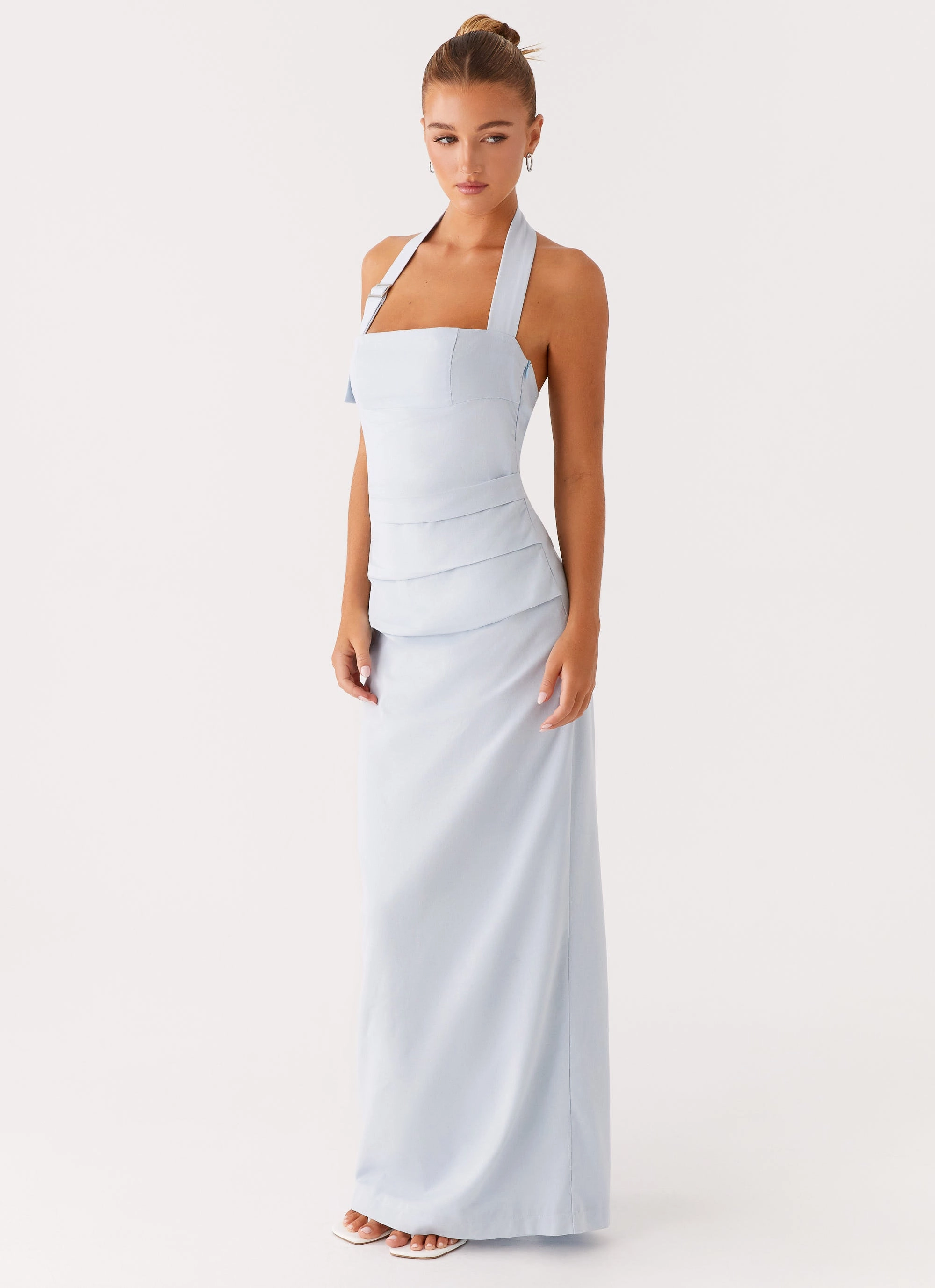 Ceremony Ready Fashionable And Functional Rumour Has it Maxi Dress - Blue