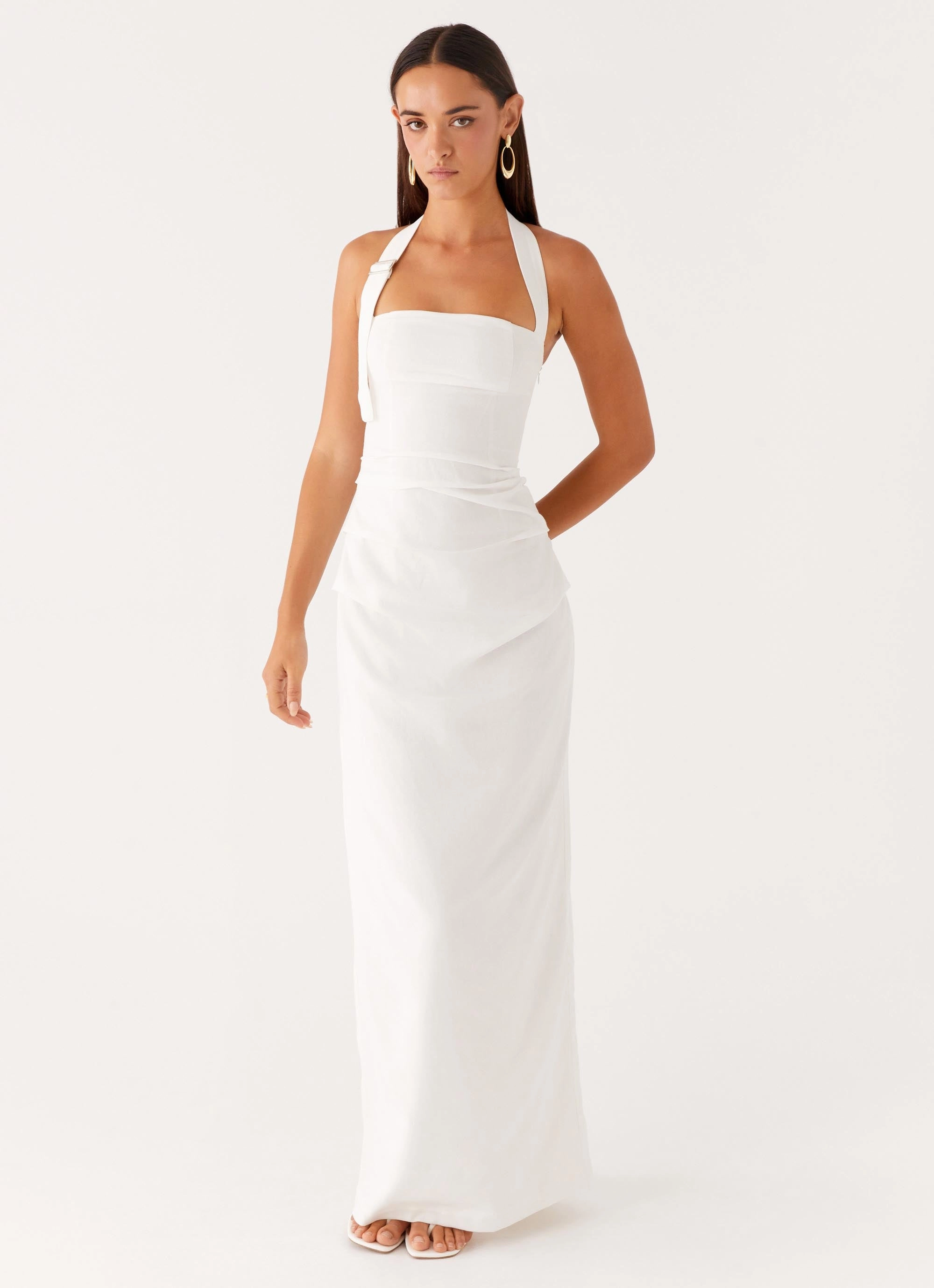 Refined Line Rumour Has it Maxi Dress - White