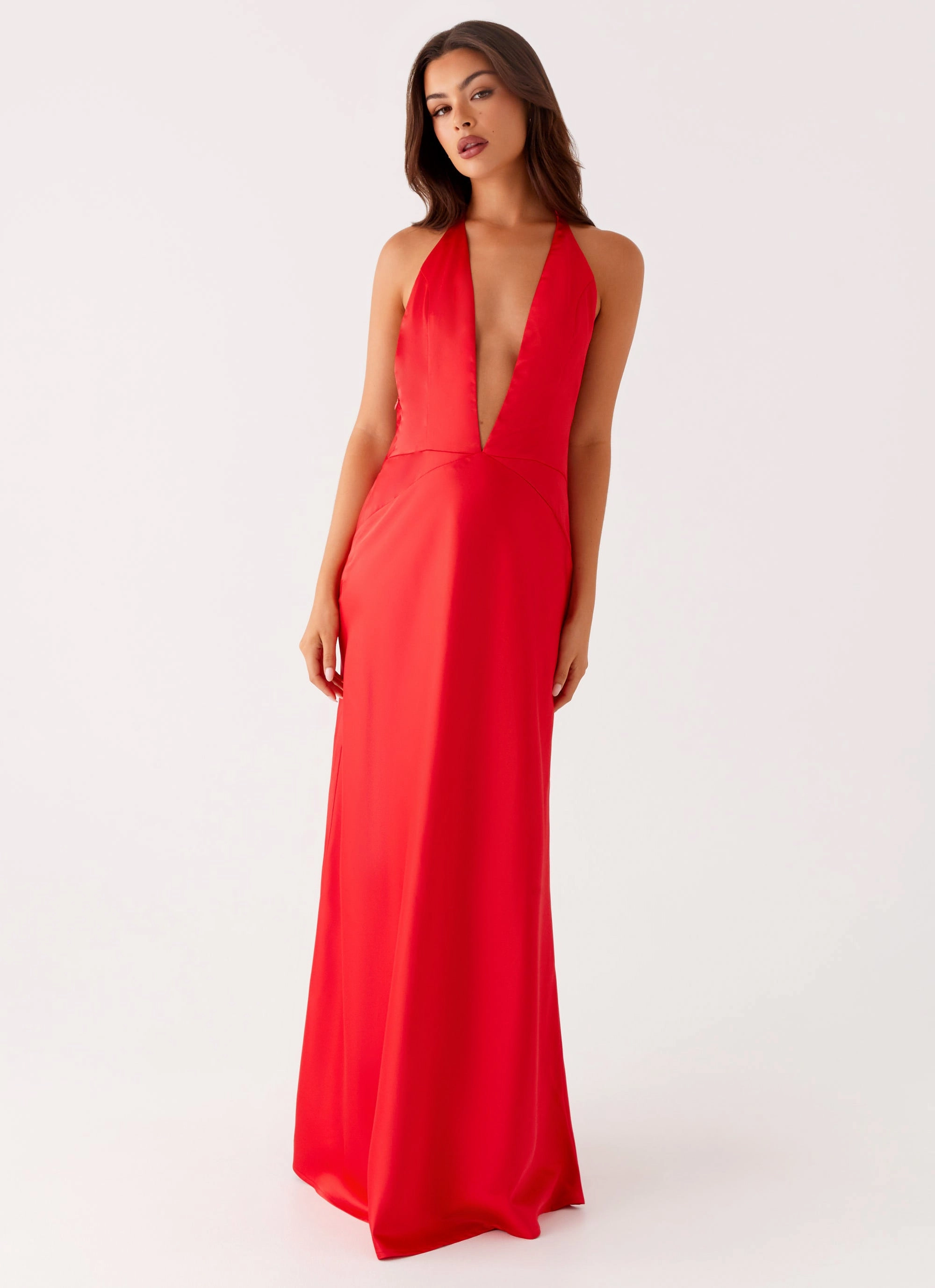 Idol Maxi Dress - Red Elegant Mood Formal Setting