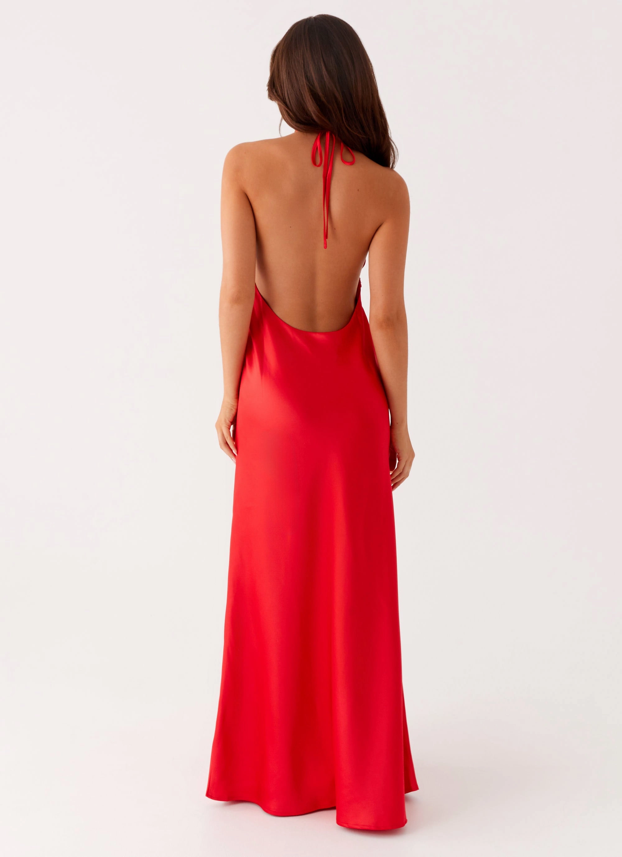 Versatile Touch bold appearance Idol Maxi Dress - Red