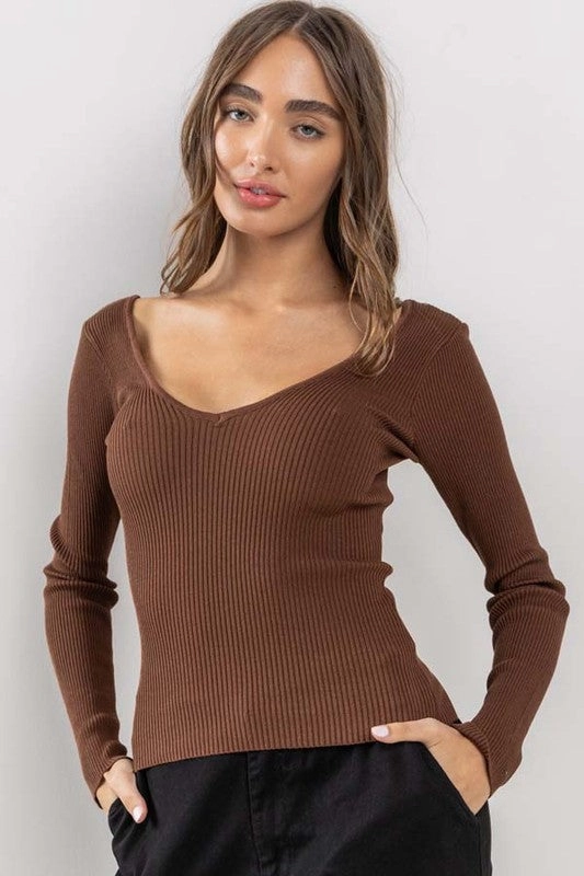 Sabrina Long Sleeve Yoko Shirt timeless Modern Outfit