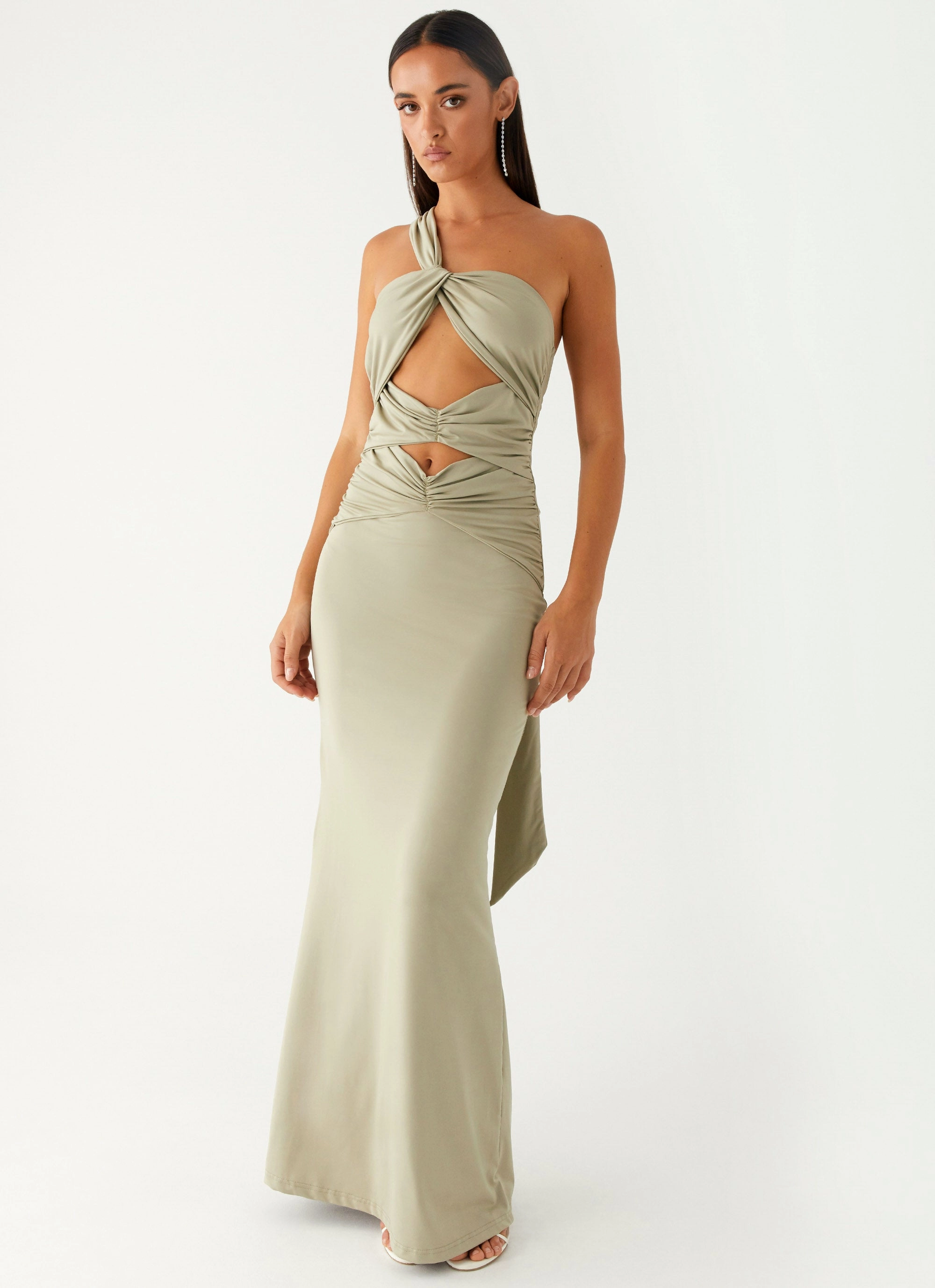 Christie Maxi Dress - Sage Relaxed-fit gown Modern Appeal