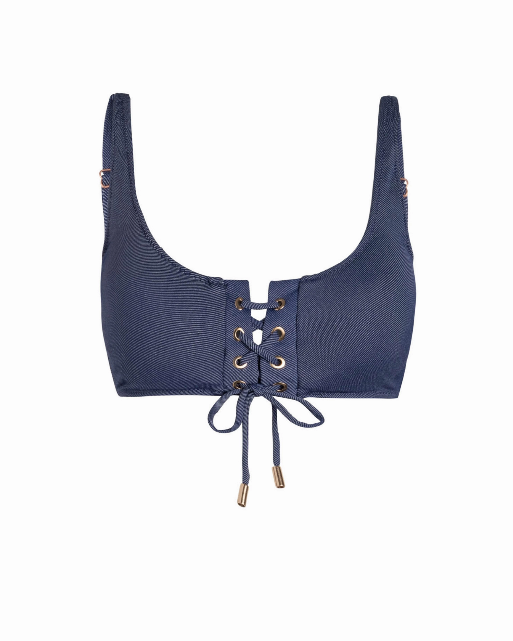 Samara Top In Indigo Twill Travel Must-Have Holiday Fashion