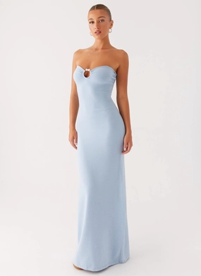 Samson Knit Maxi Dress - Blue ComfortFitDesign Fresh Appeal