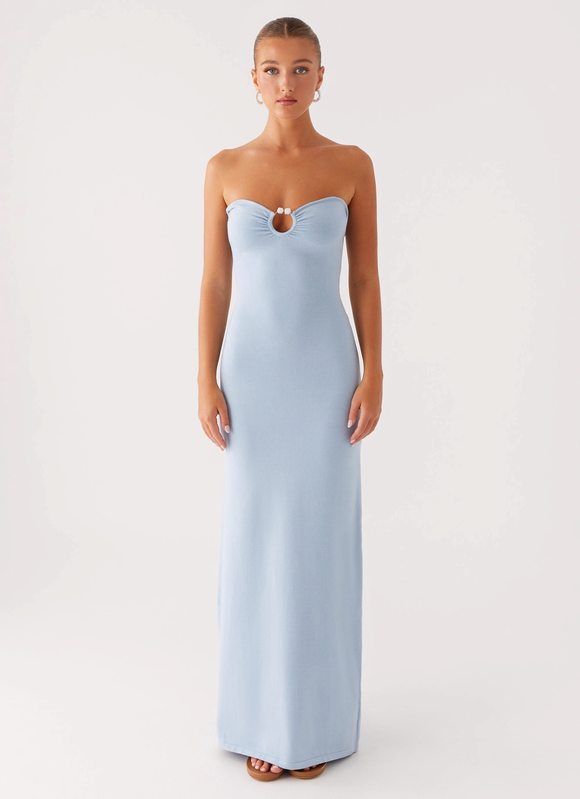 Soft Appeal Samson Knit Maxi Dress - Blue
