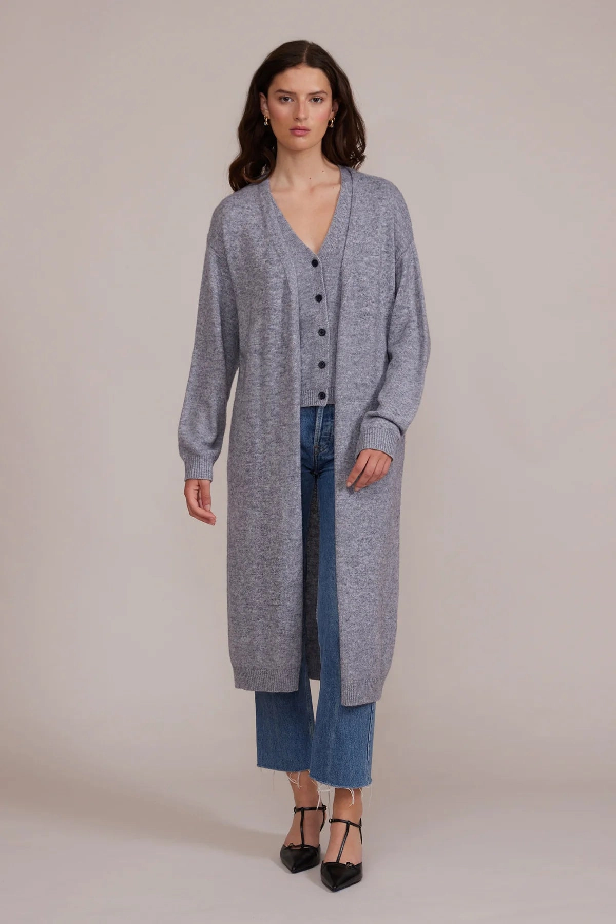 DoubleStitched Hem LowMaintenance Samuel Cardigan