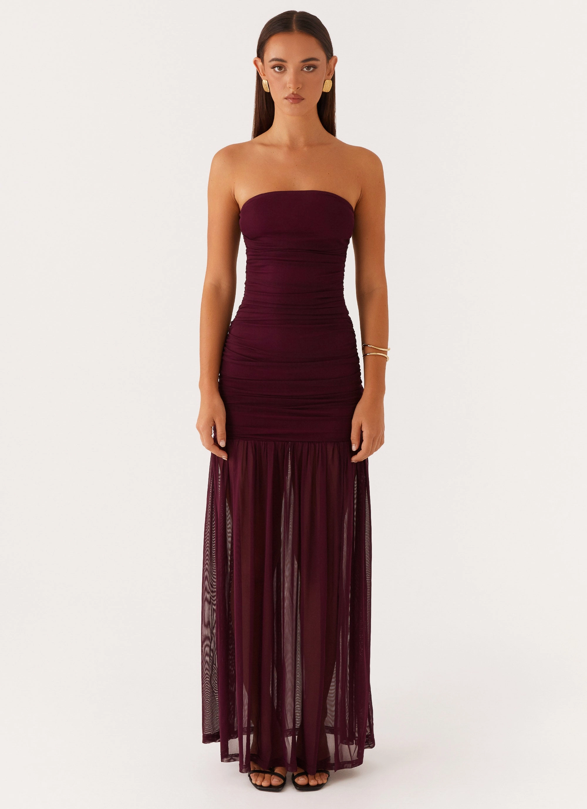Savaya Maxi Dress - Mulberry Active Outfit Sleek Tone