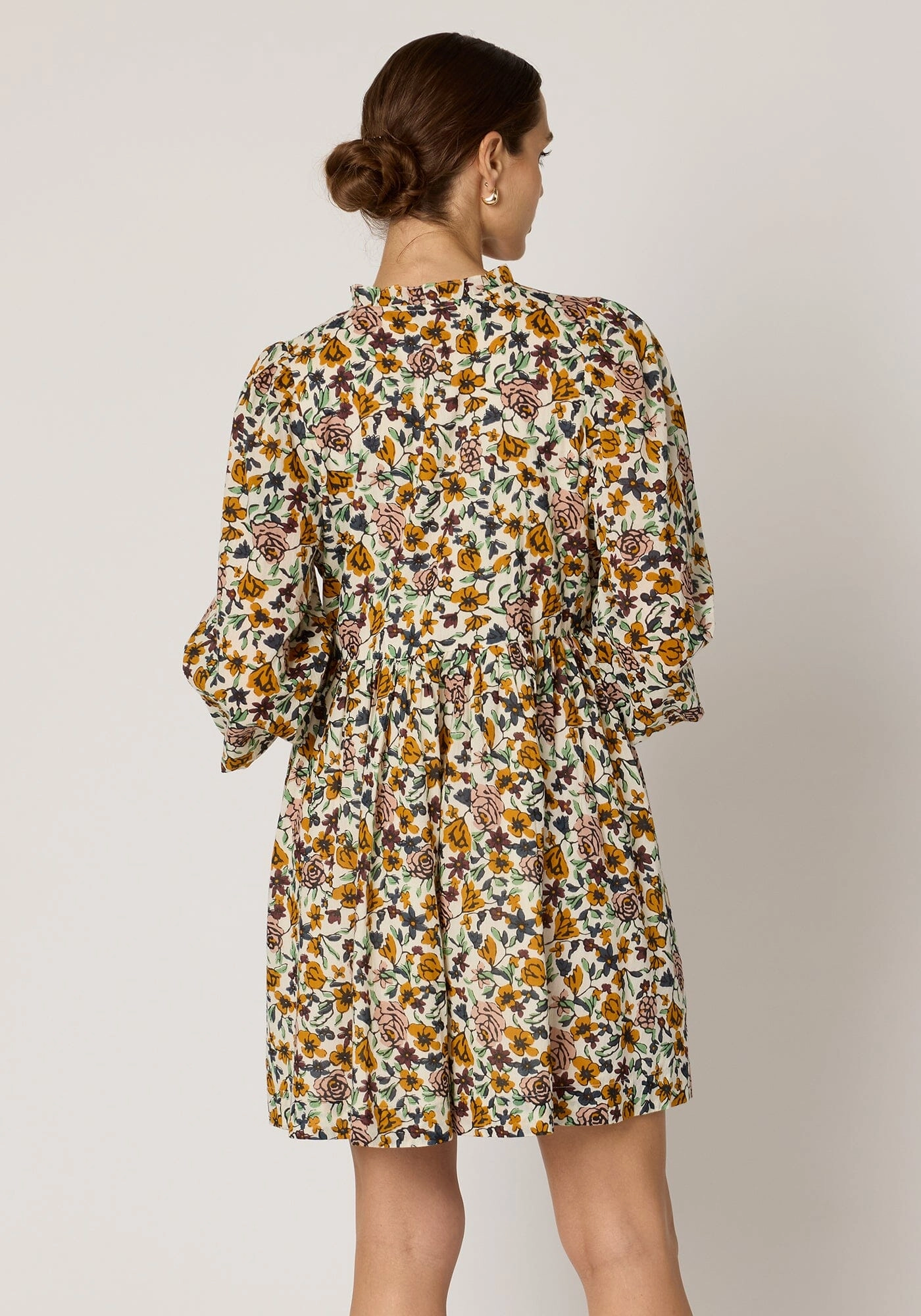 Whimsical Mood Bold Pattern Scarlet Mini Dress | Wild Cosmos