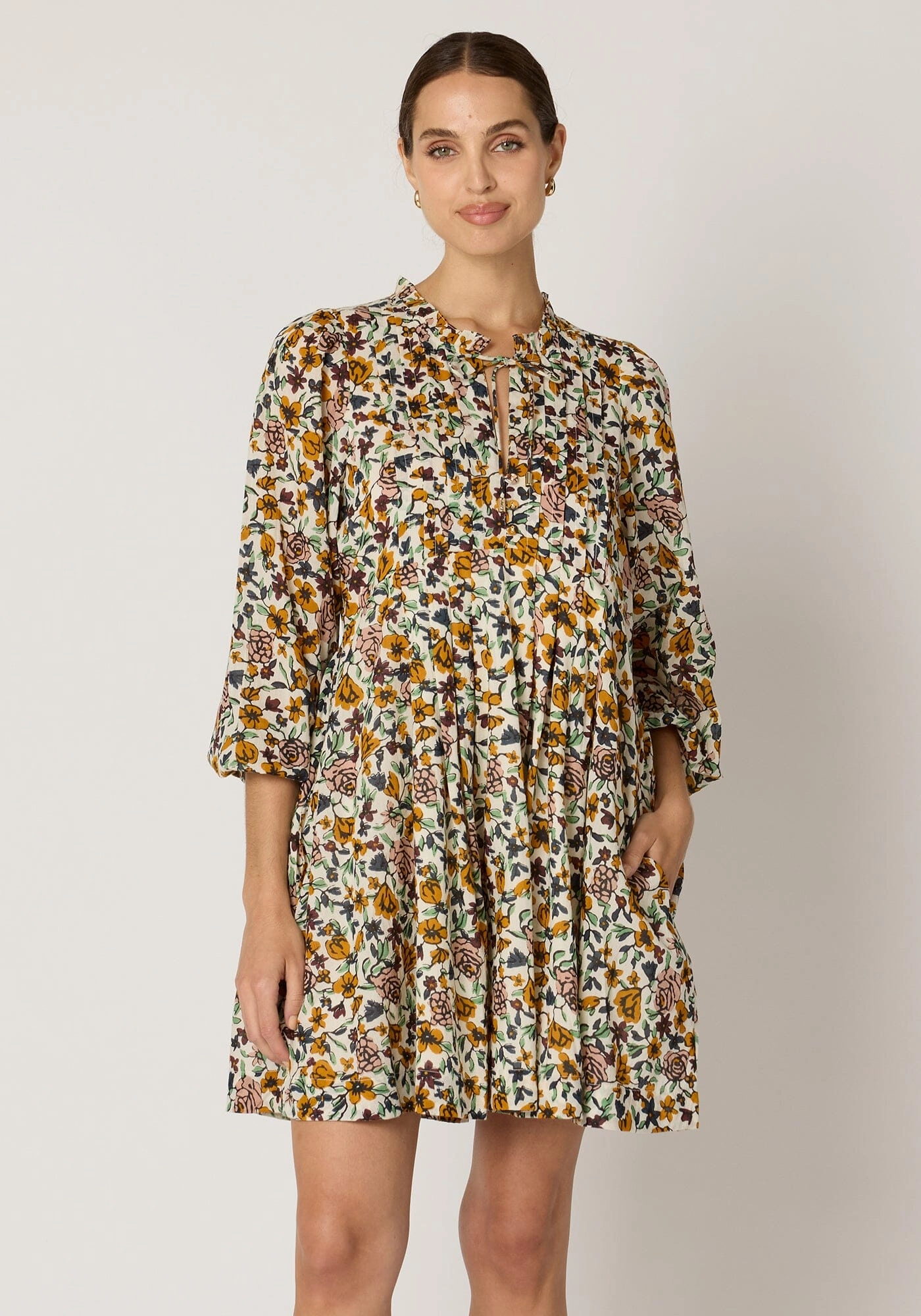 Soft Silhouette Scarlet Mini Dress | Wild Cosmos