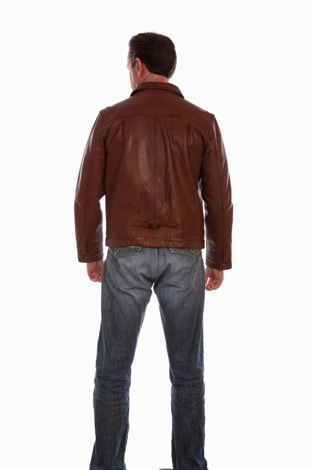 Polarized Sun Protection Scully Mens Classic Western Brown Leather Leather Jacket