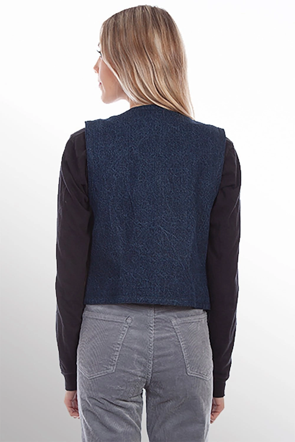 Scully Womens Brown Leather Autumn Palette Vest Sustainable Recycled Material Anti Glare Trim