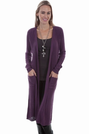 Scully Womens Iris Acrylic Long Cardigan Soft Knitwear Ultimate Knitwear