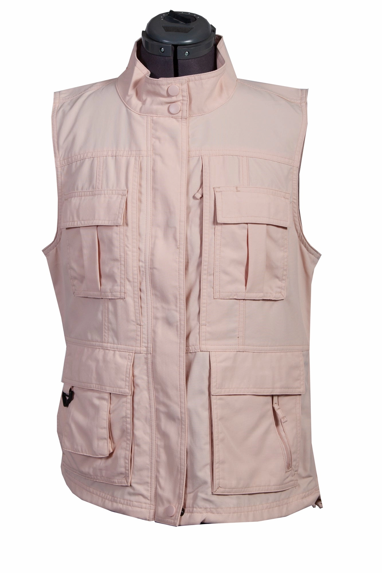 Flexible Comfort Scully Womens Rose Nylon Multi-Pocket Vest