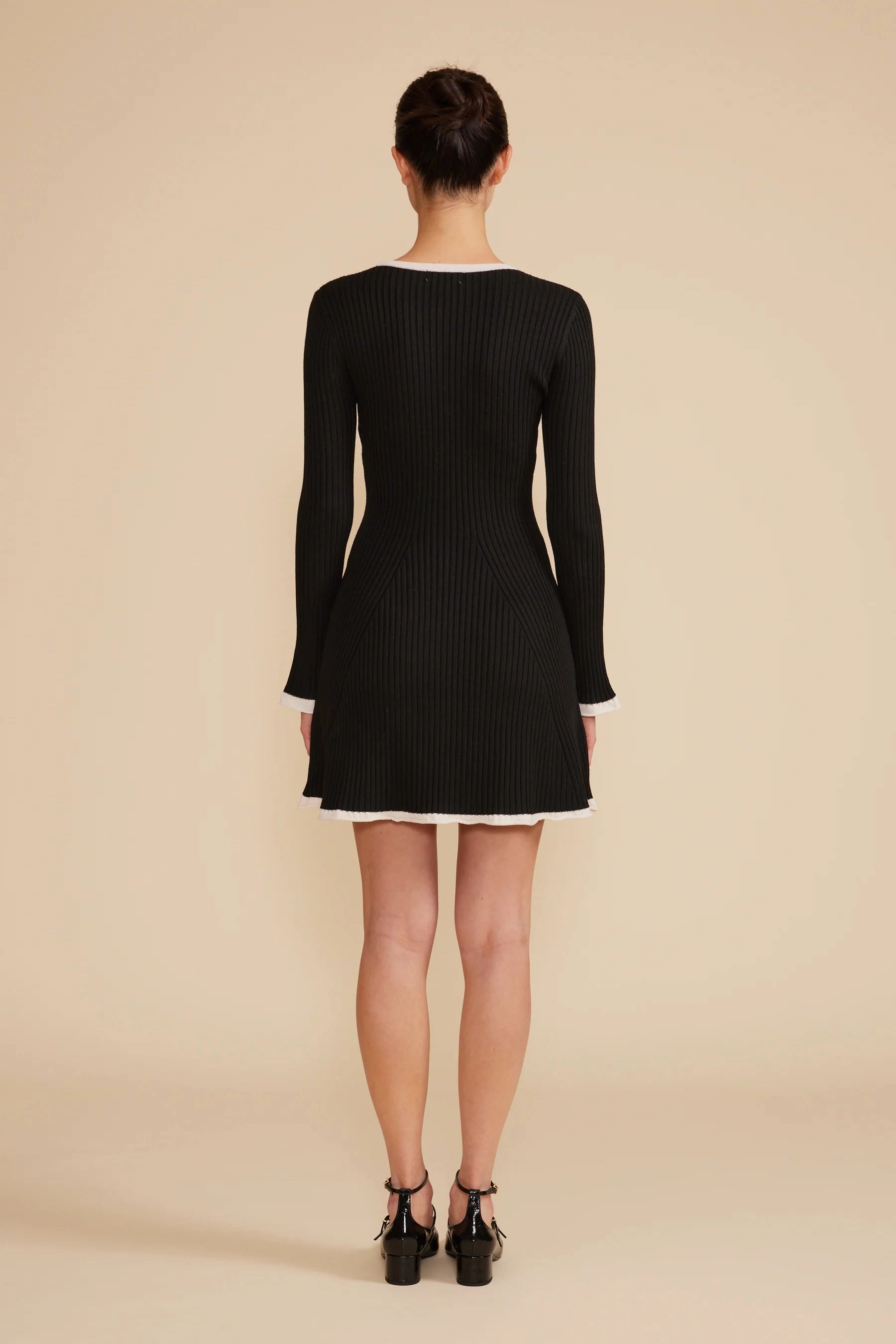 Feminine Touch spring outfit Rianne Mini Dress - Black