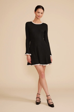 Confident Mood Rianne Mini Dress - Black