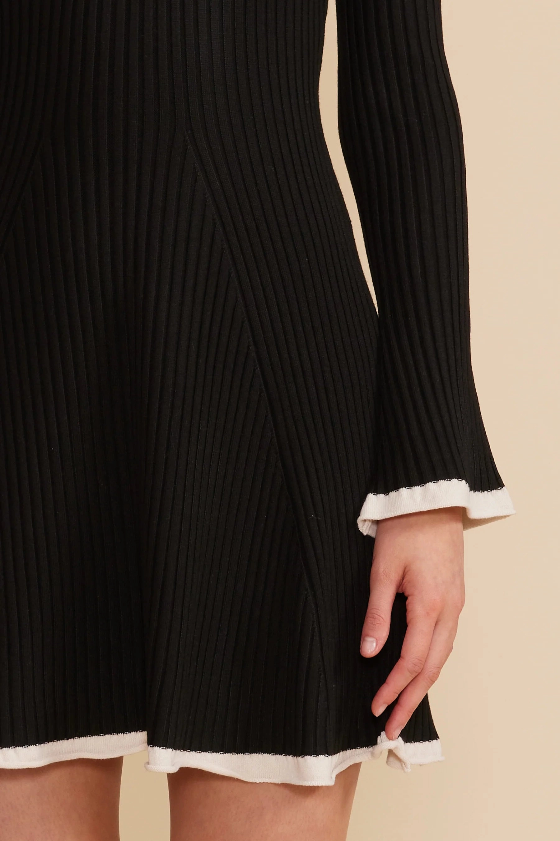 Edgy vibes Rianne Mini Dress - Black