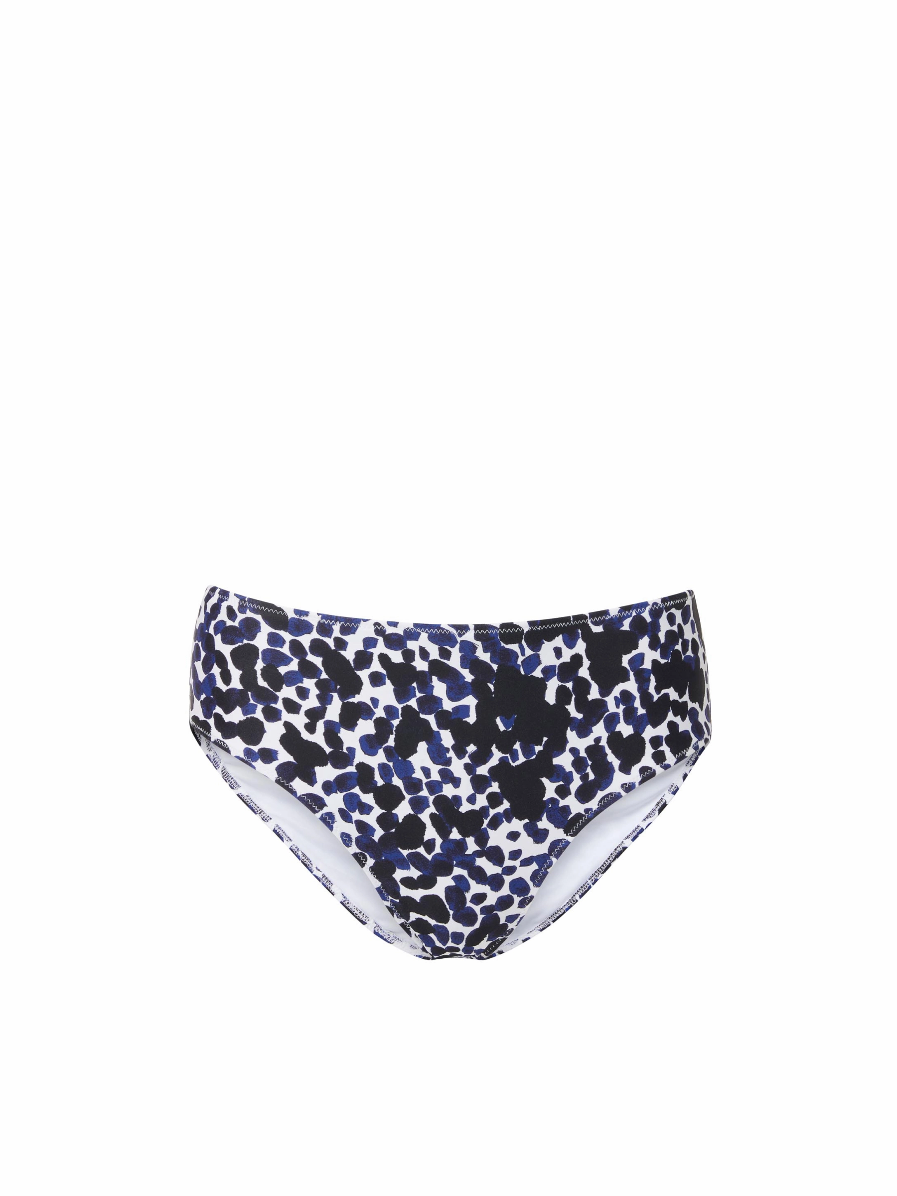 Twist Front Detailing Classic Midrise Bottom Animal Dot