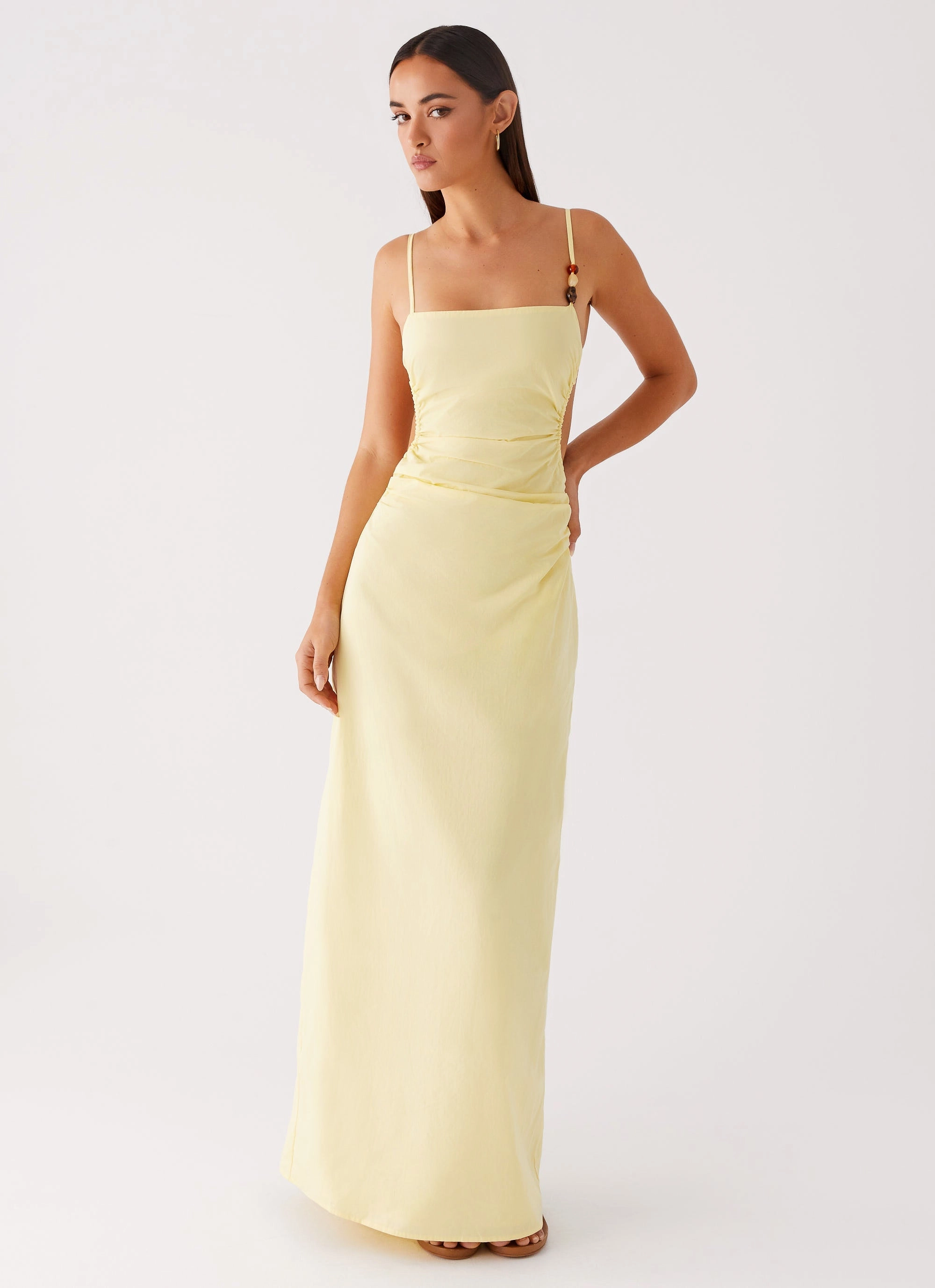 Lounge Cut Soft Appeal Selah Maxi Dress - Yellow