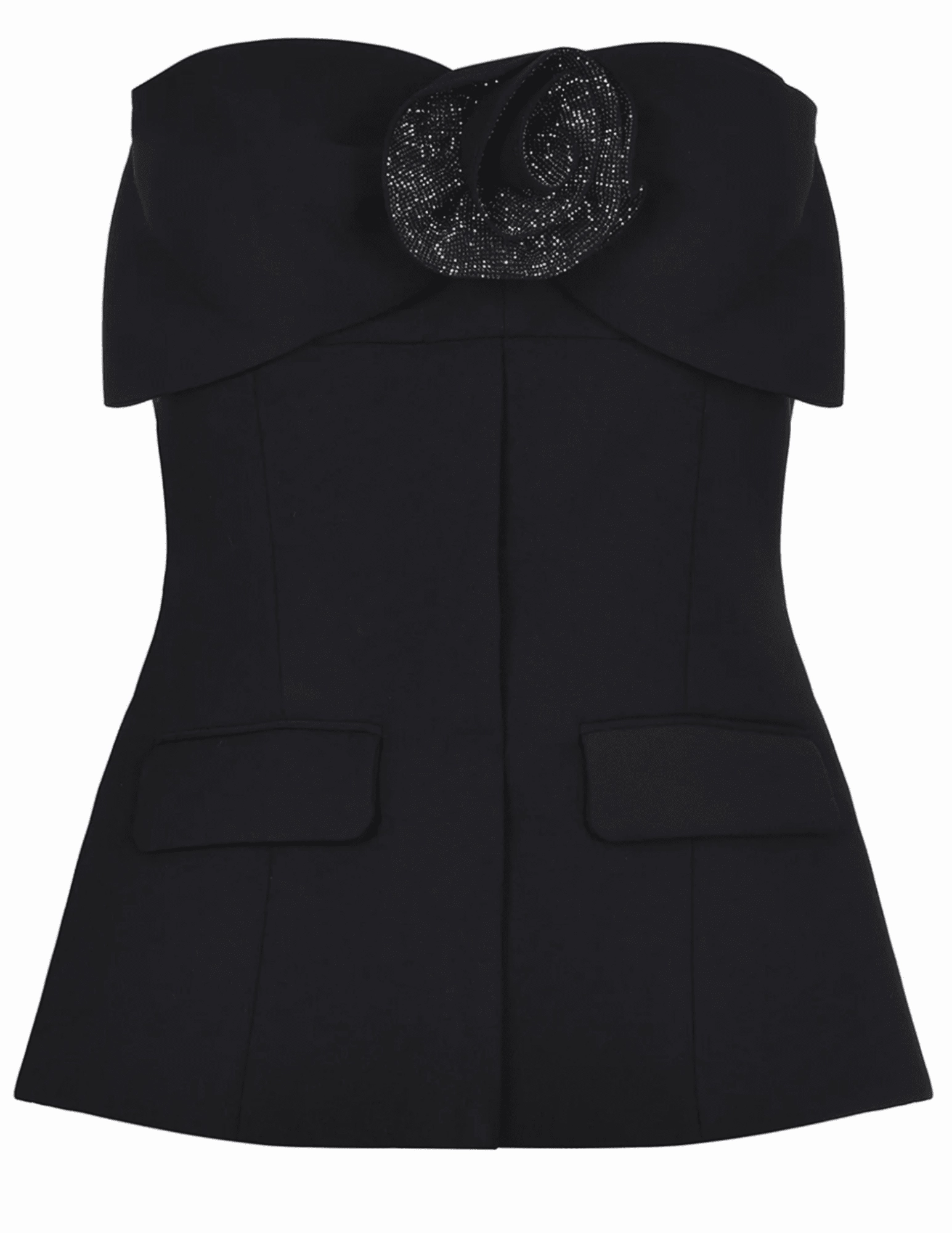 Self-Portrait Crepe Corsage Top SALE Vintage-Inspired Edgy-Look