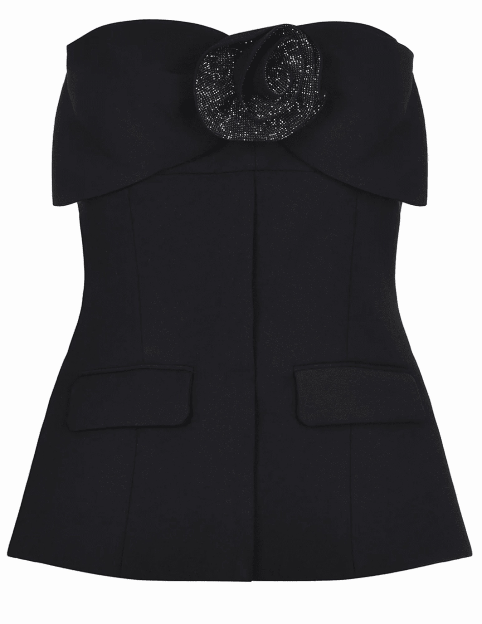 Anti Pilling Fabric Self-Portrait Crepe Corsage Top SALE