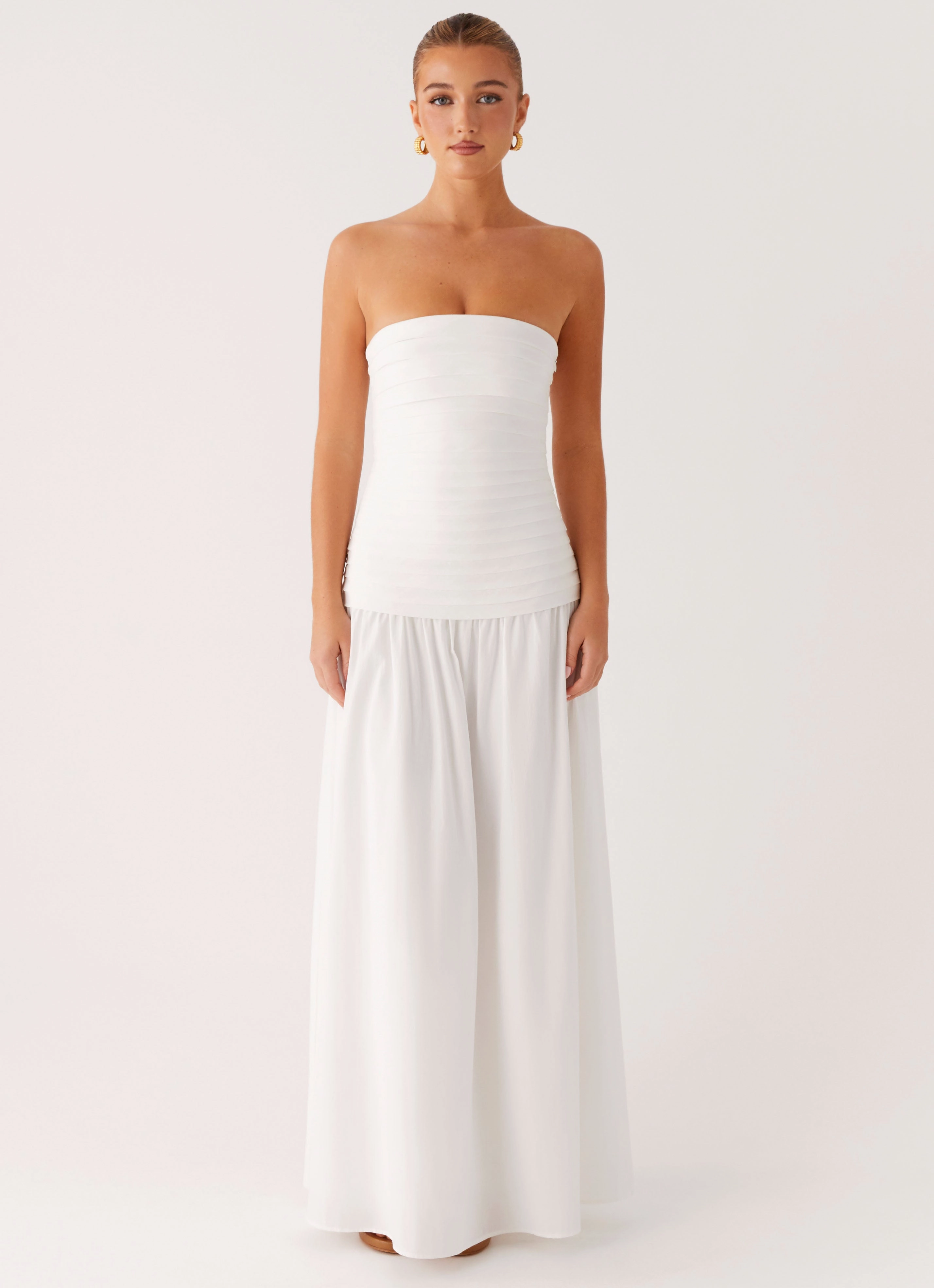 Tyrah Maxi Dress - White Move Free