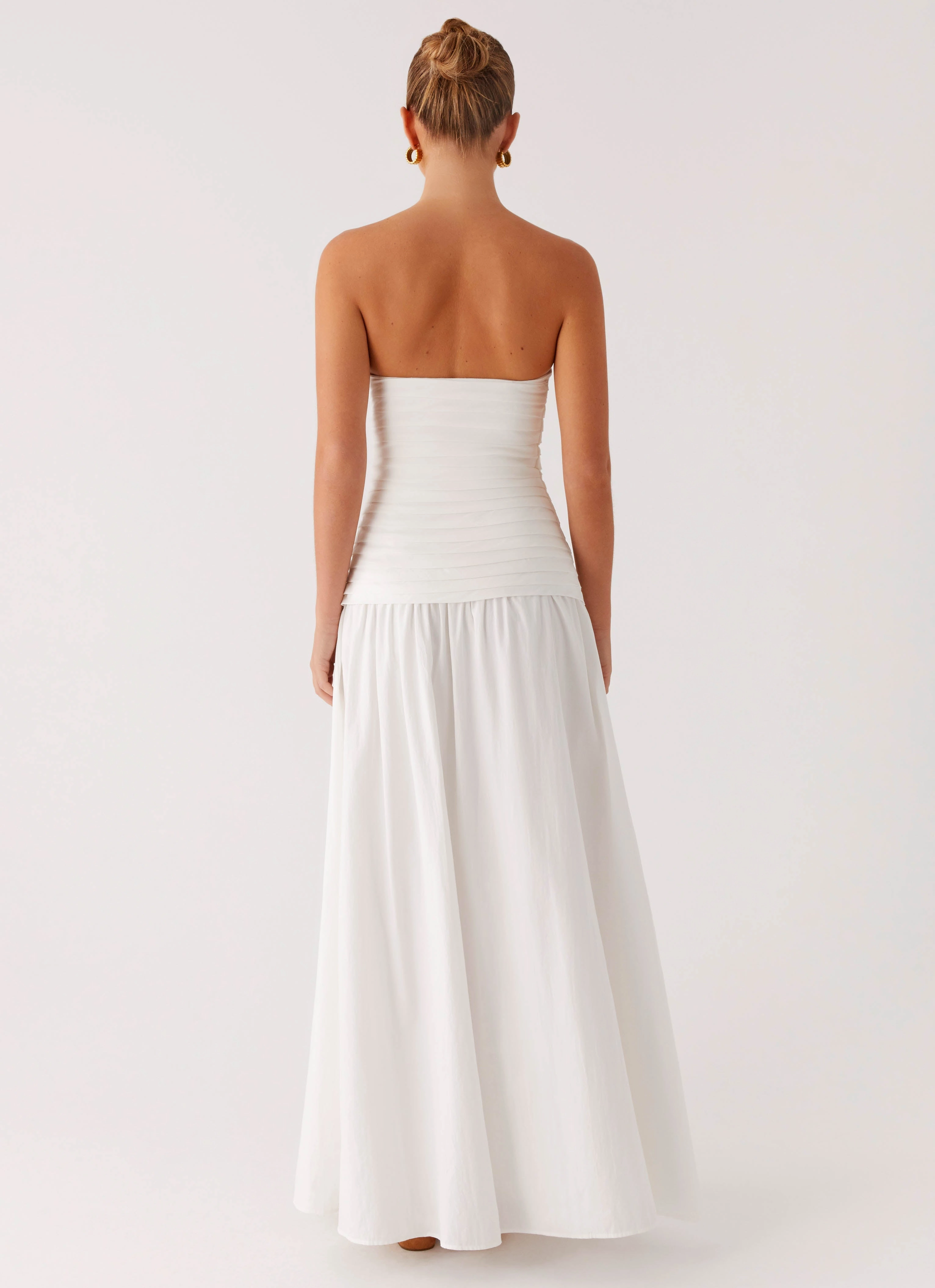 Perfect For Work Fresh Stitch Tyrah Maxi Dress - White