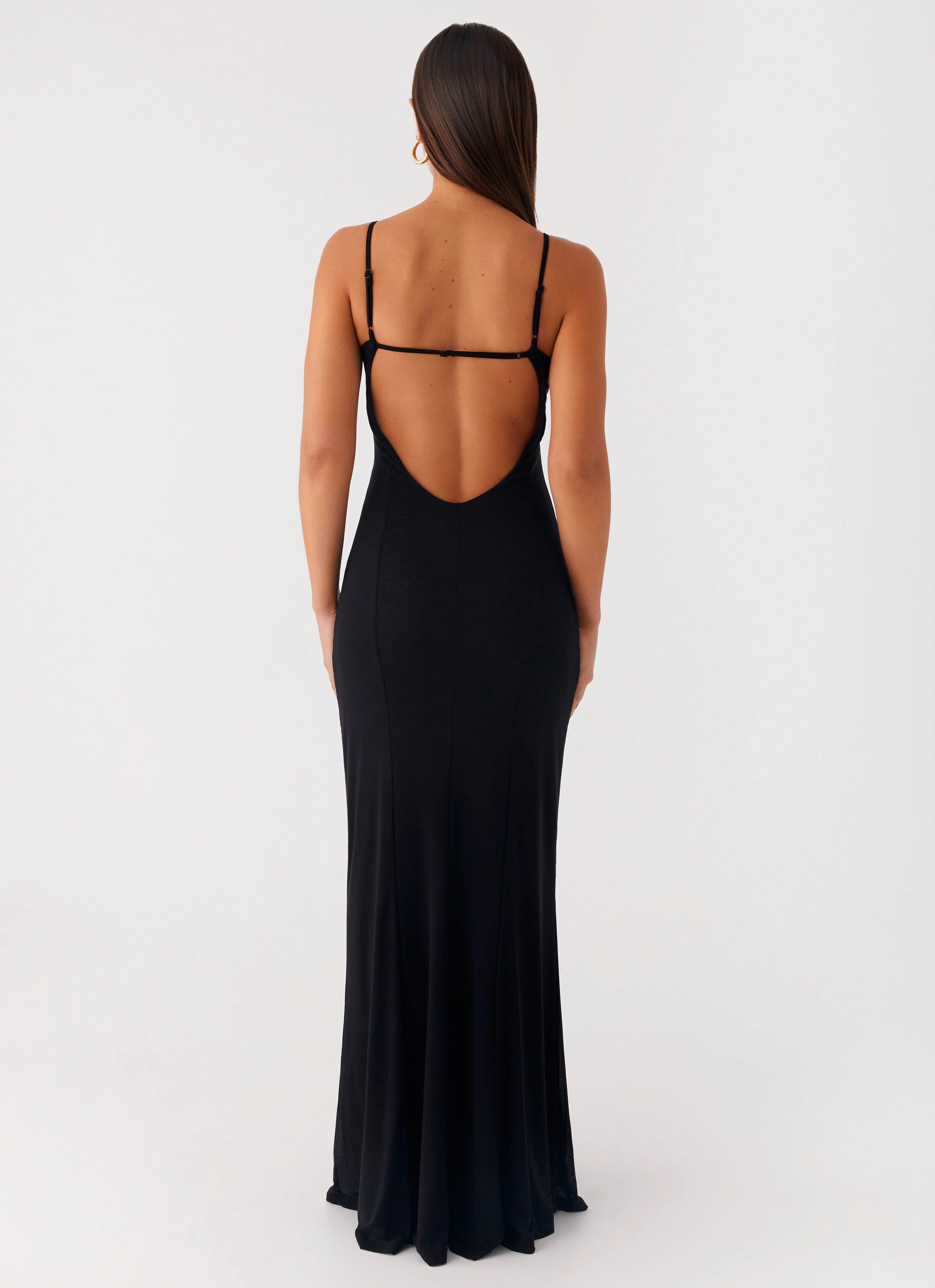 Chic Casual Wear DurableStitching Serene Escape Maxi Dress - Black