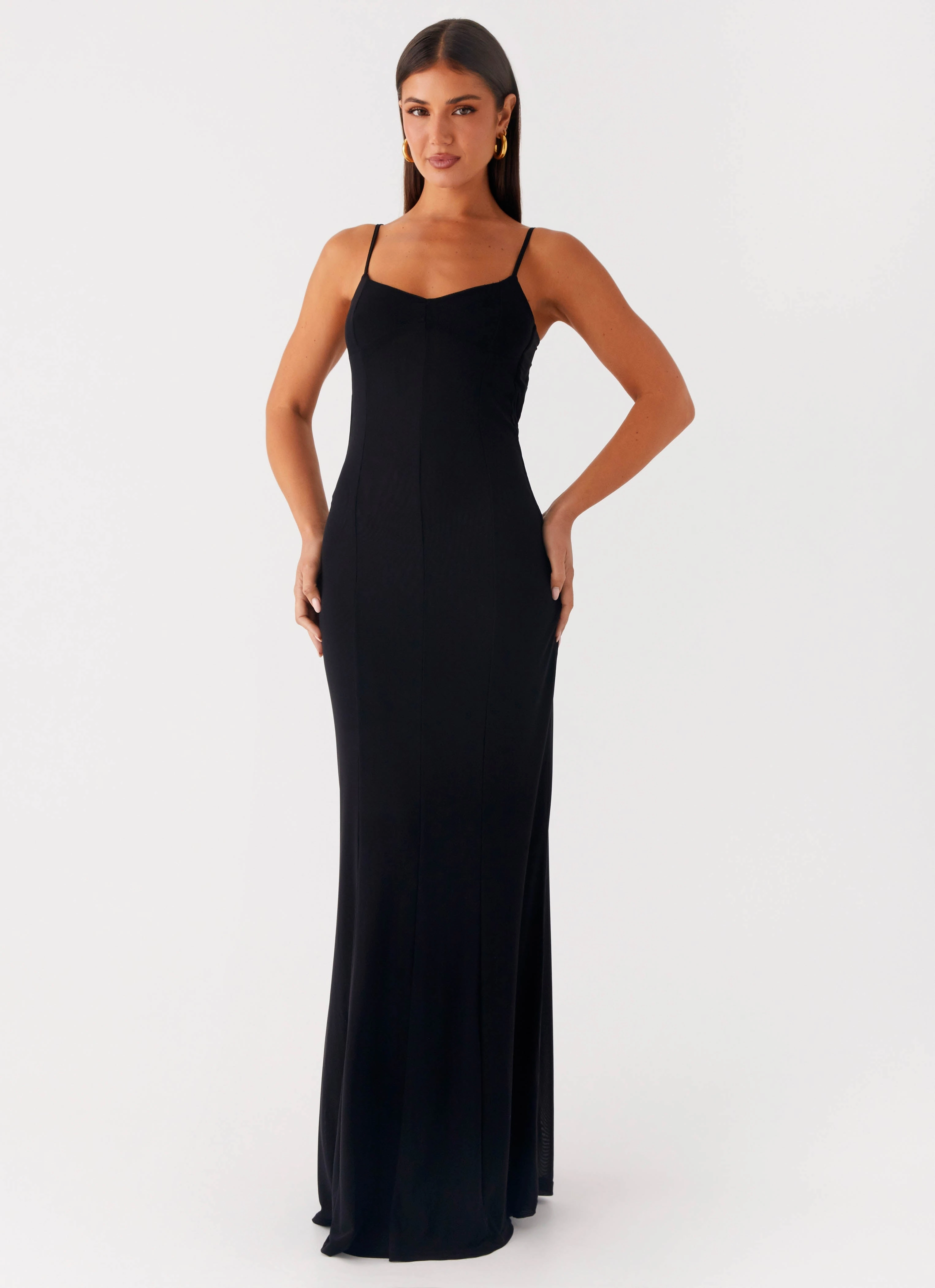 Body Ease Evening Tone Serene Escape Maxi Dress - Black