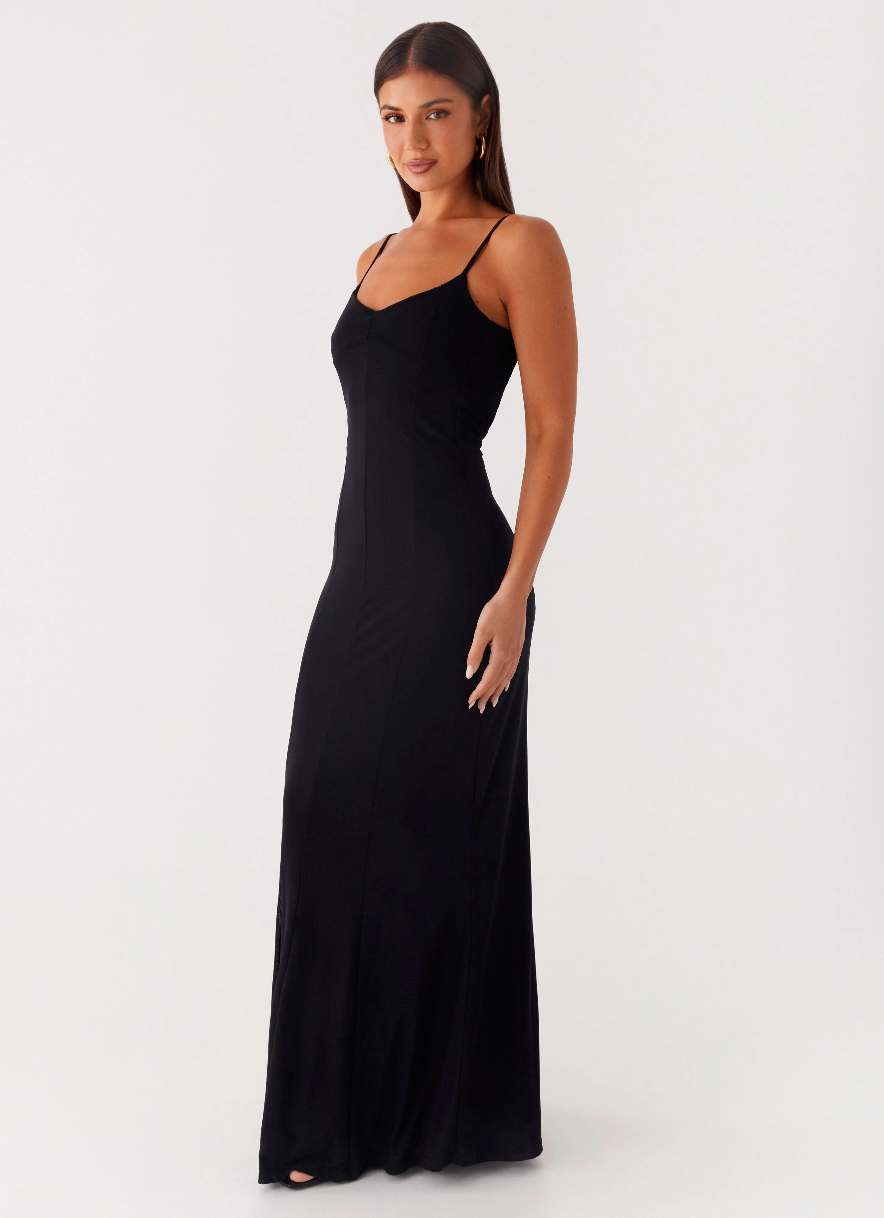 Serene Escape Maxi Dress - Black Chic and Elegant