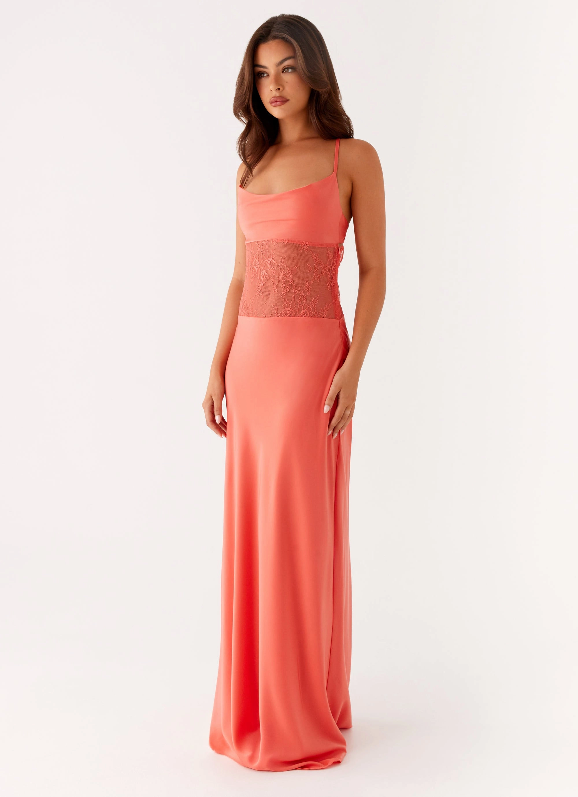 Scandi Clean Shae Maxi Dress - Tangerine
