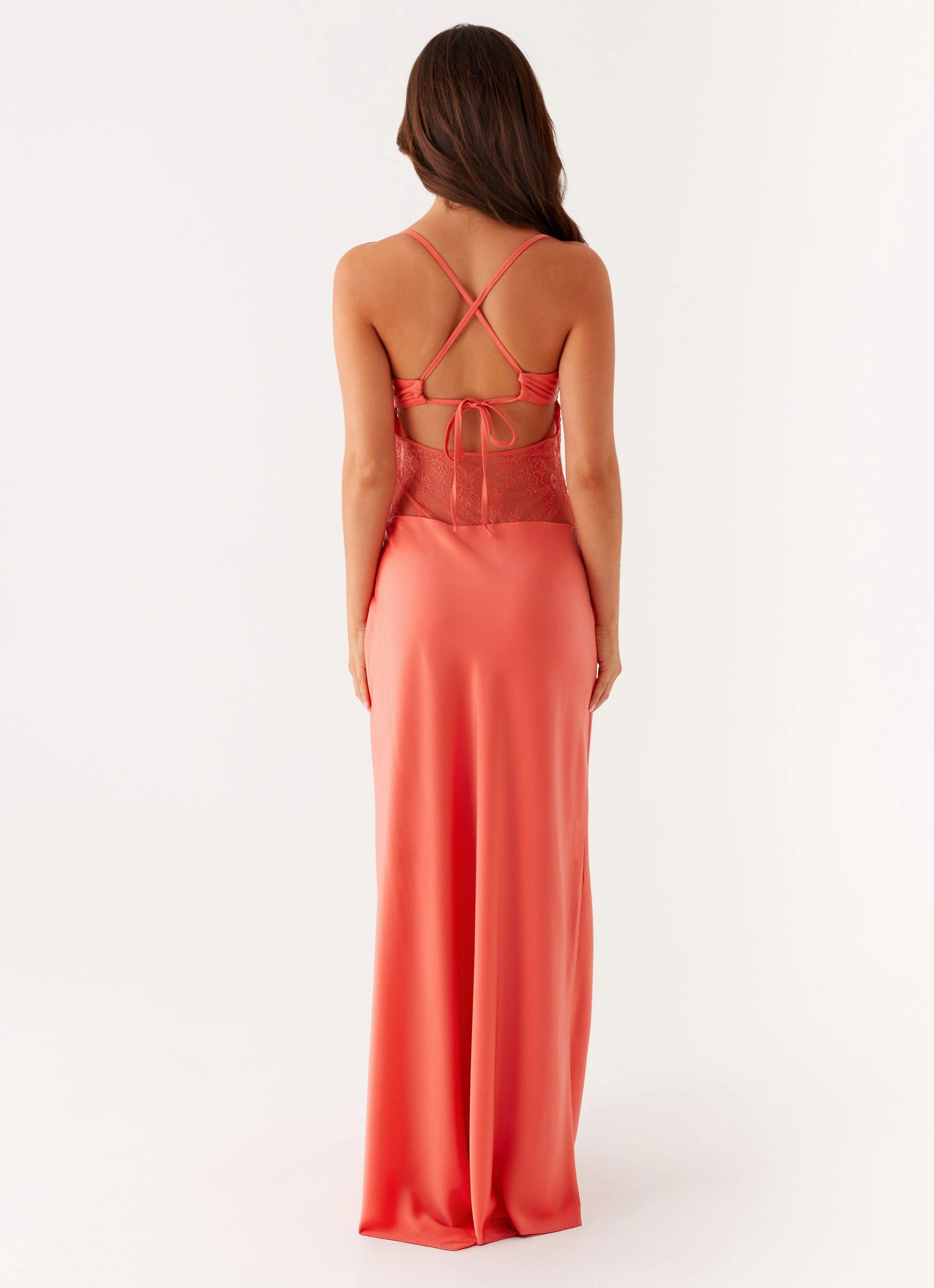 Shae Maxi Dress - Tangerine Cool Undertone