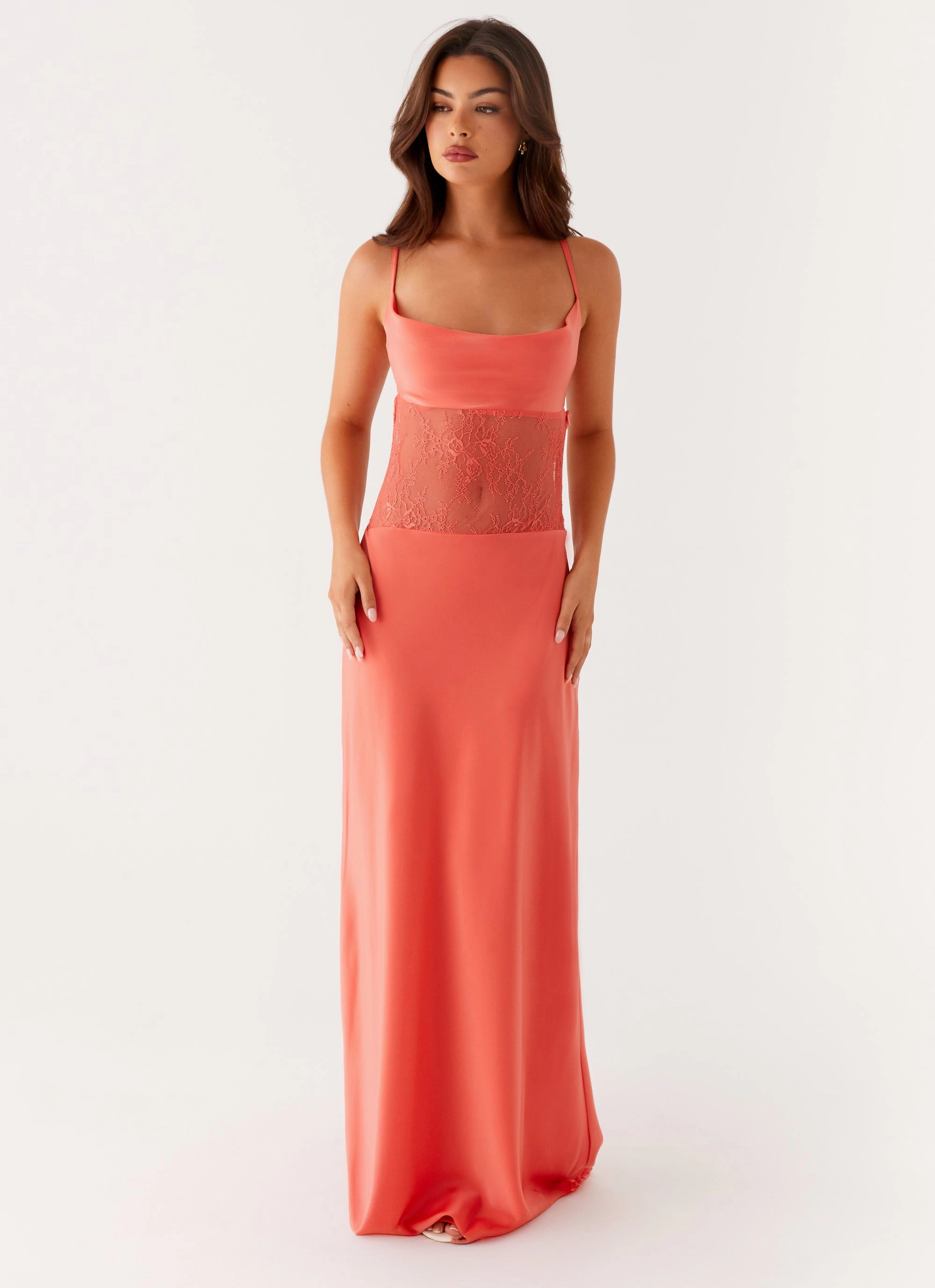 Urban Ready Basic Mood Shae Maxi Dress - Tangerine