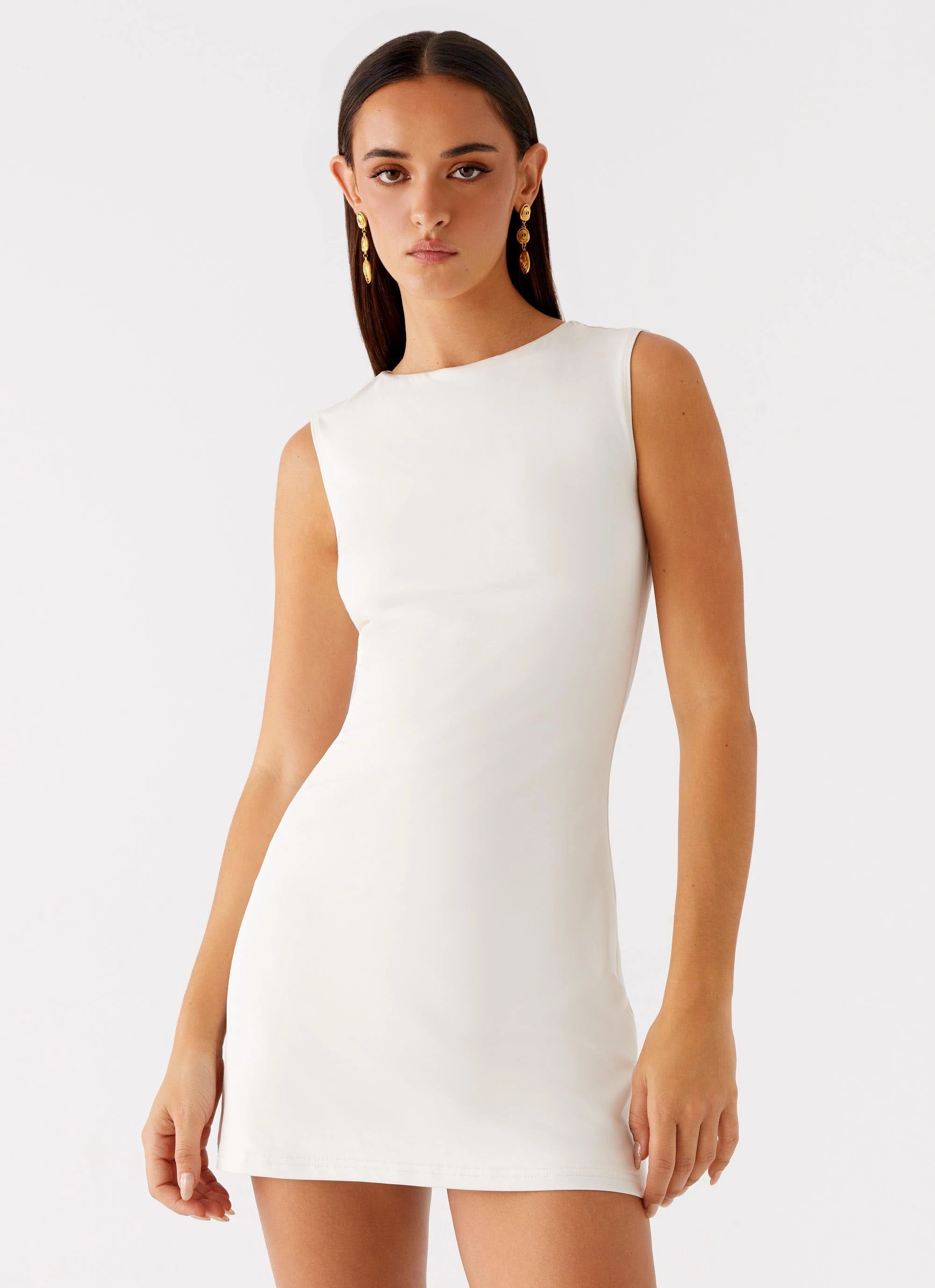 Soft Layers Shai Pearl Mini Dress - Ivory