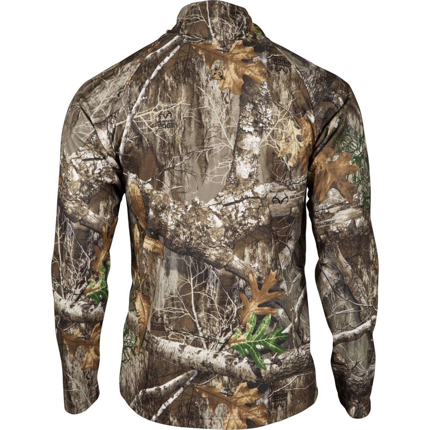 ExpandableSideGussets Rocky Mens Silenthunter 1/4 Zip Realtree Edge Polyester Softshell Jacket