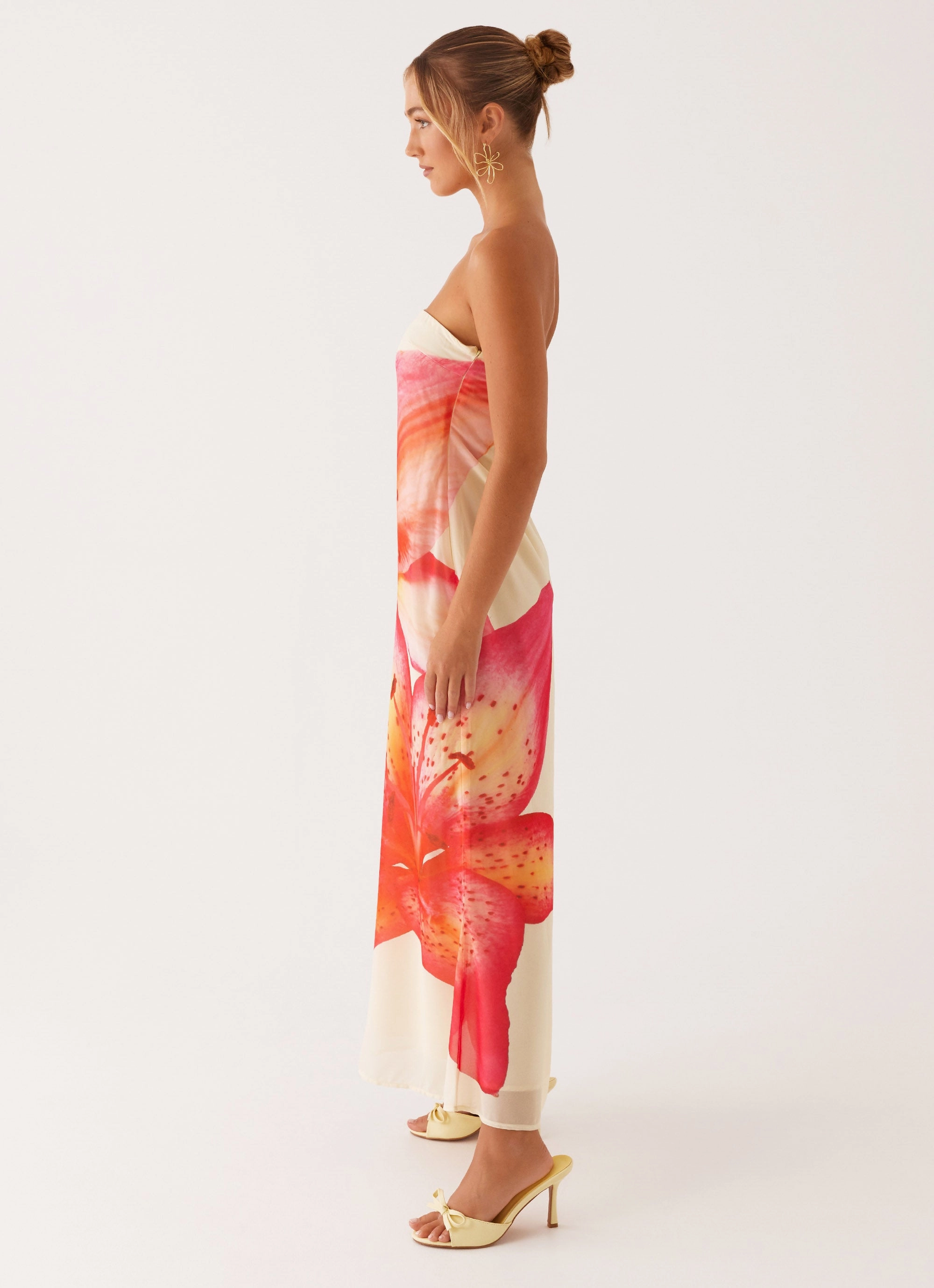 Darcy Maxi Dress - Yellow Floral Perfectly Crafted