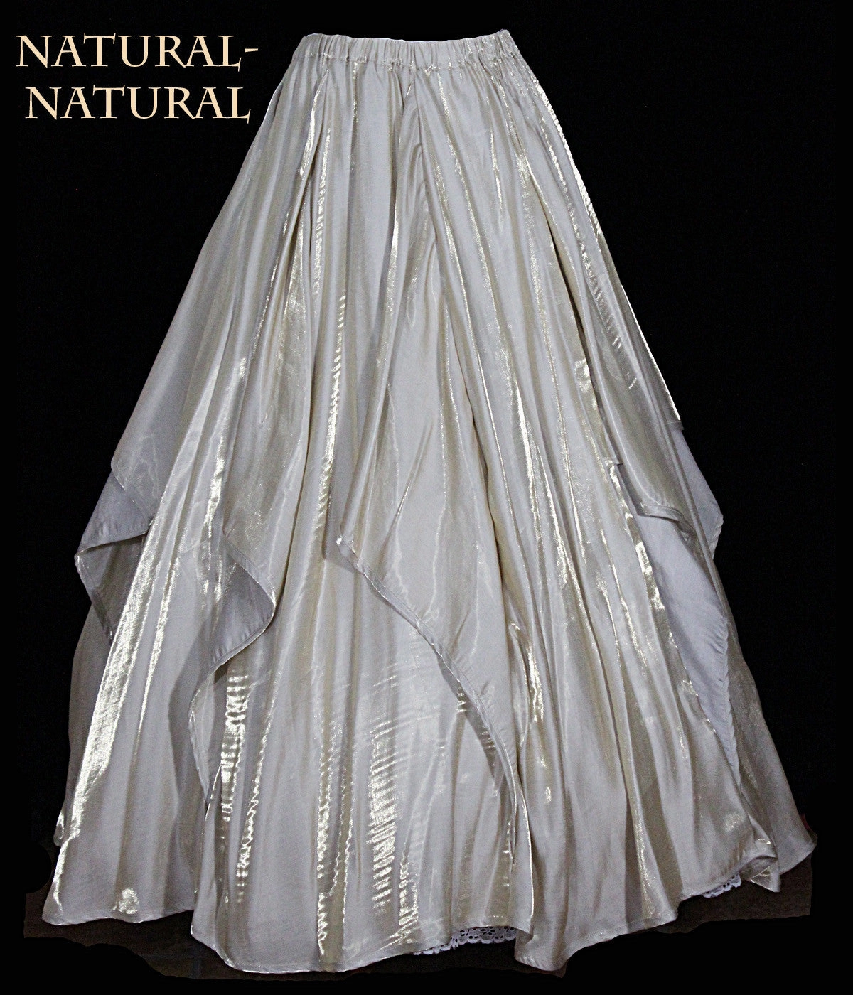 Shimmer Scroll Skirt Fresh Aesthetic